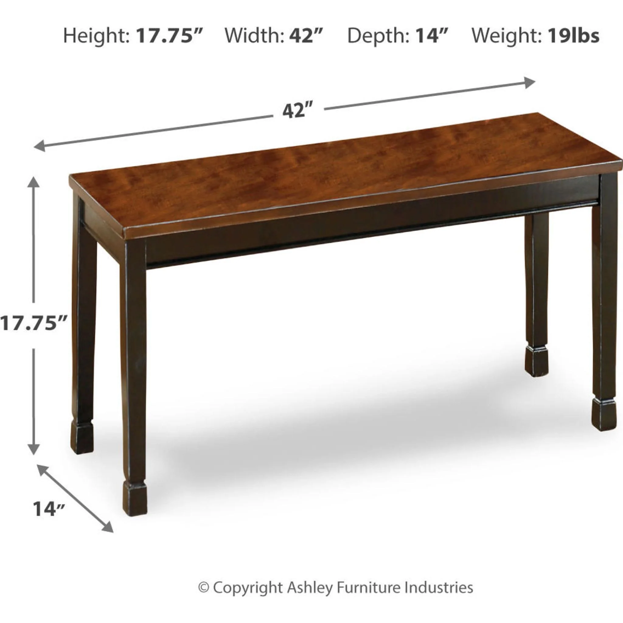 Owingsville Dining Bench - Image 20