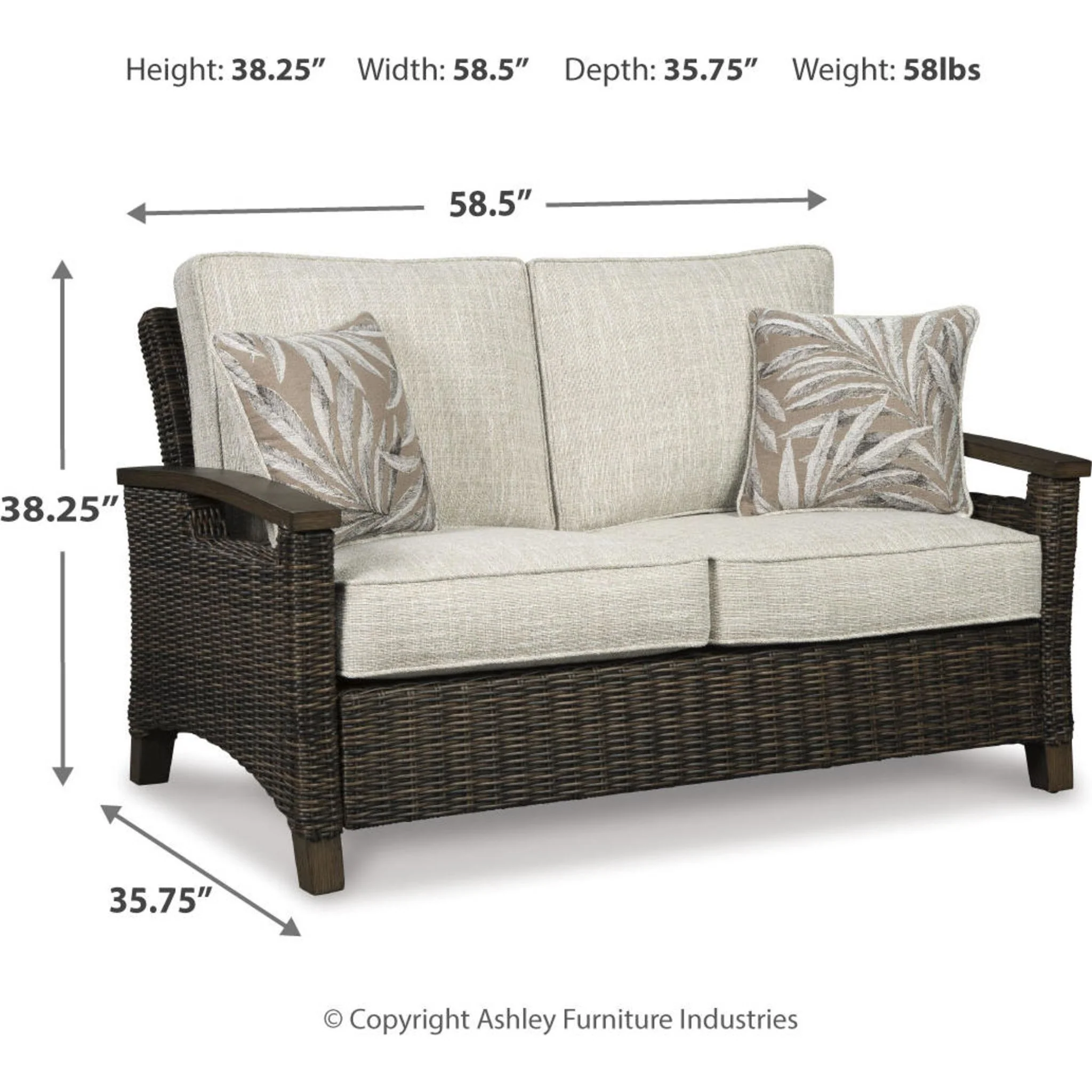 Paradise Trail 2 Piece Outdoor Seating - Image 6