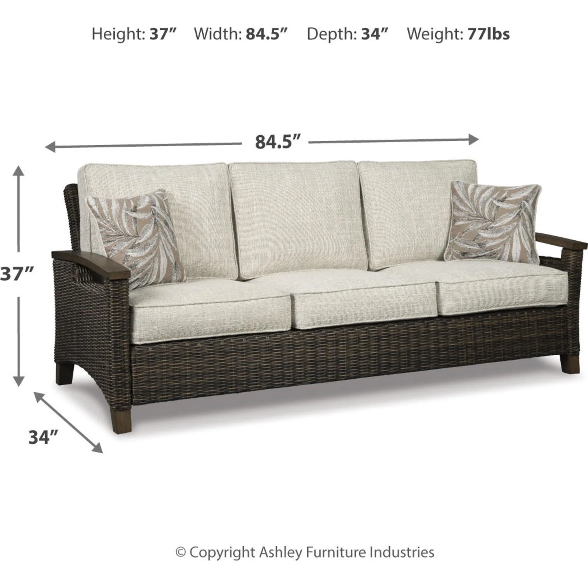 Paradise Trail 2 Piece Outdoor Seating - Image 8