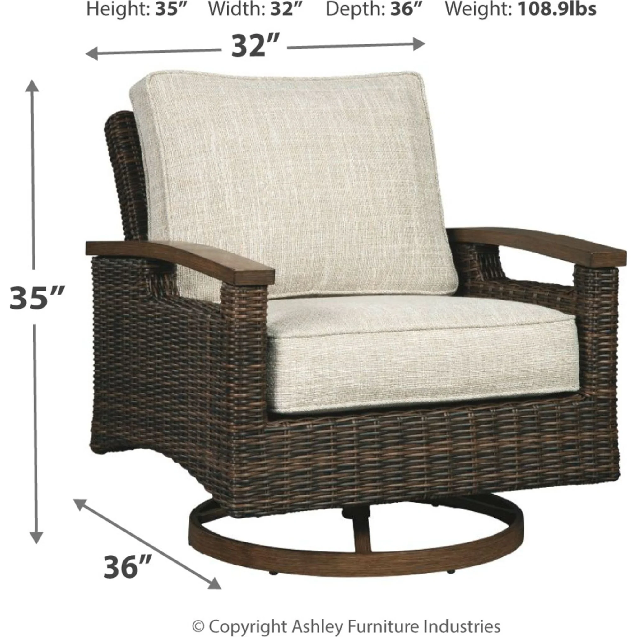 Paradise Trail 5 Piece Outdoor Seating - Image 13