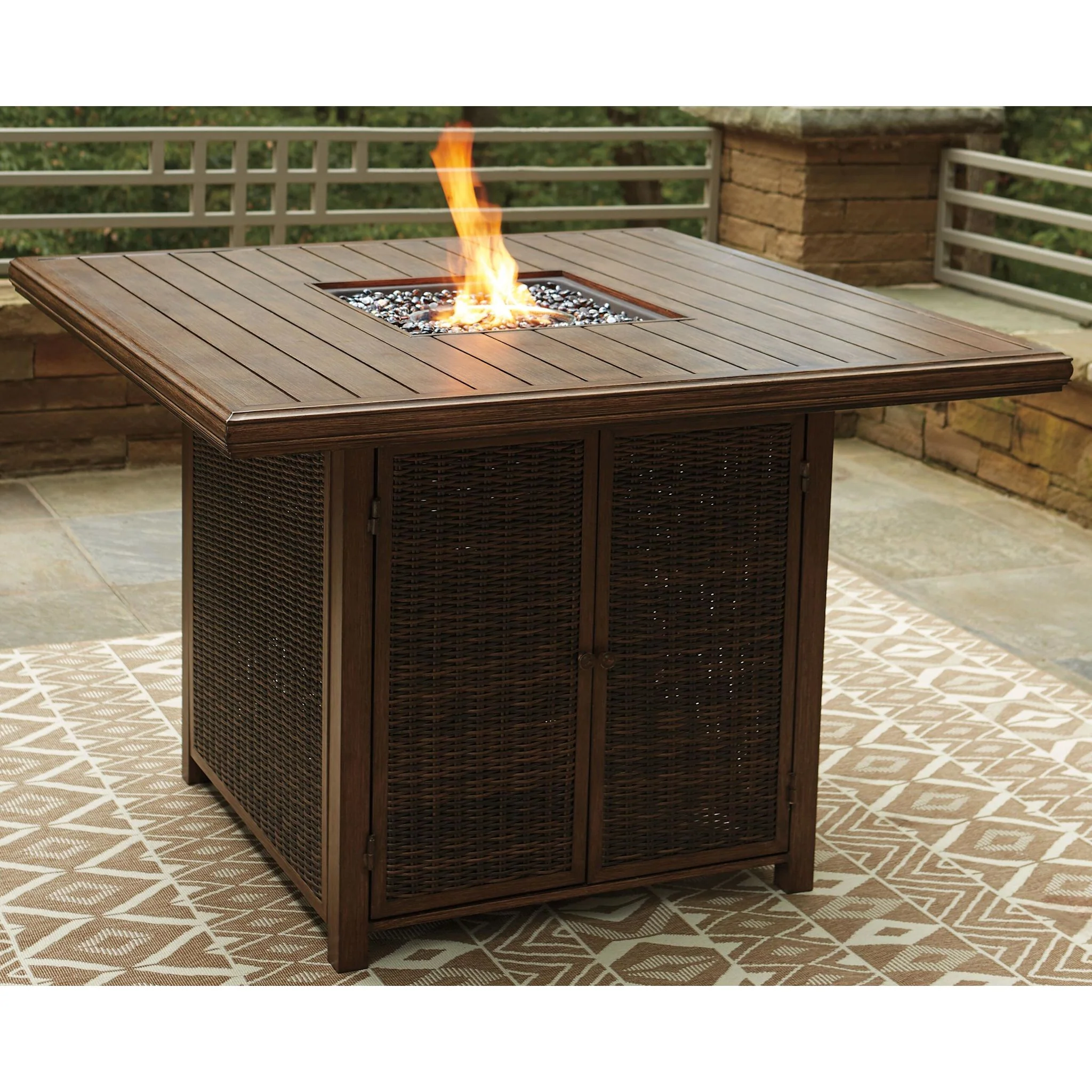 Paradise Trail Outdoor Bar Dining Set - Image 39