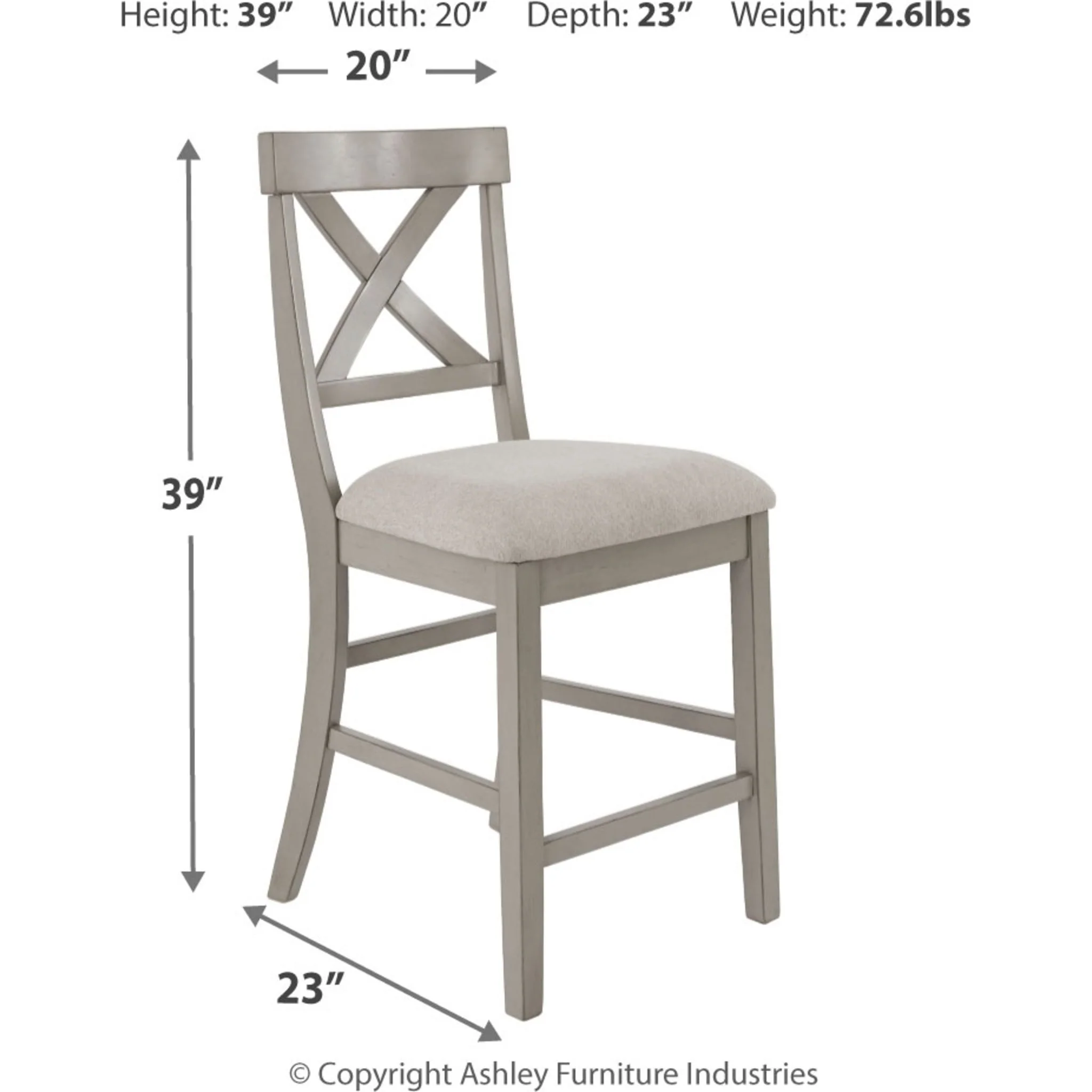 Parellen Upholstered Barstool - Image 4