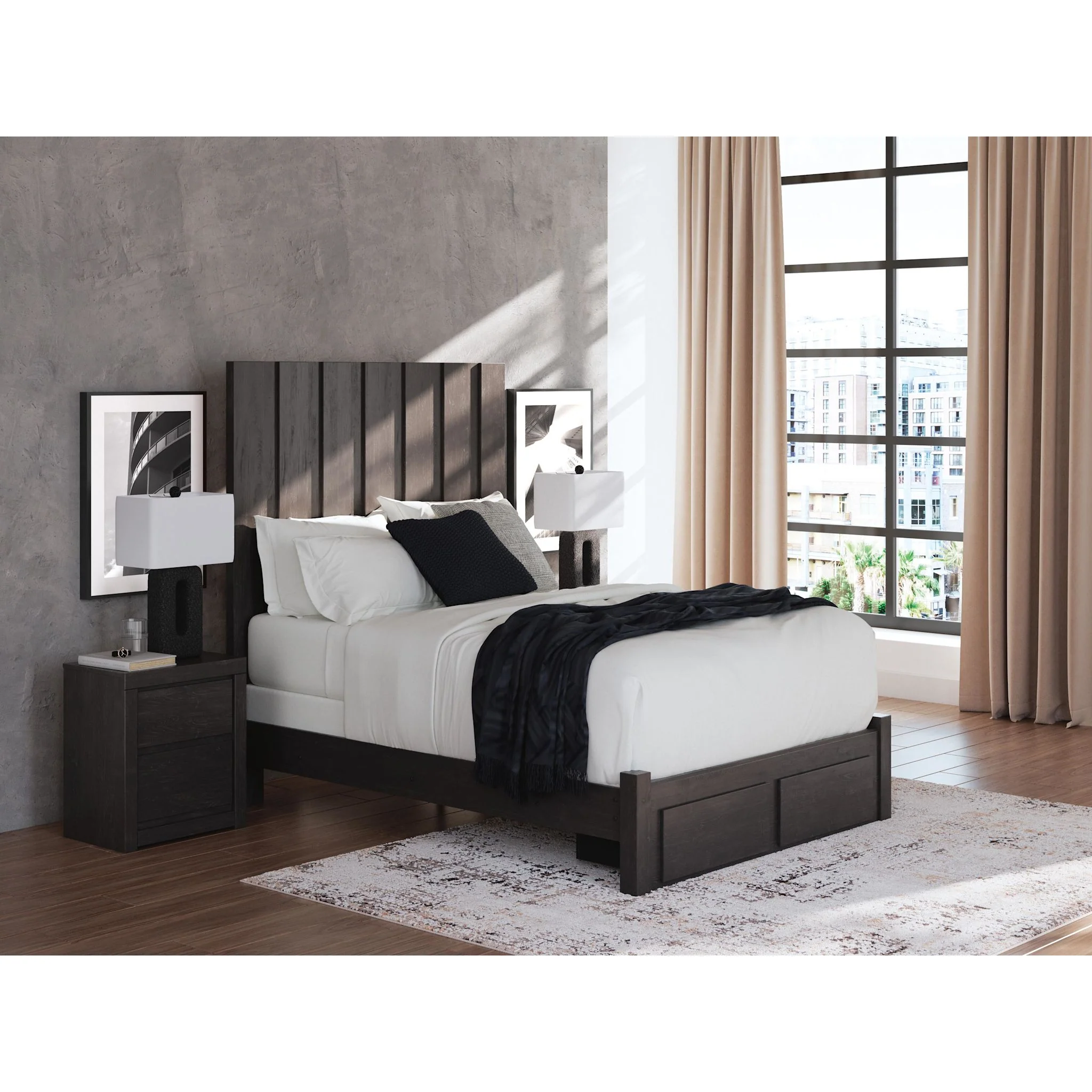 Parlayon 5 Piece Queen Storage Bedroom - Image 77