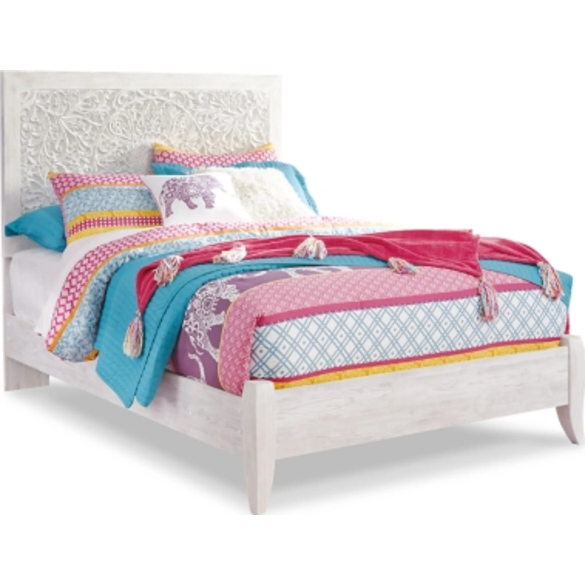 Paxberry 3 Piece Twin Panel Bed - Image 26