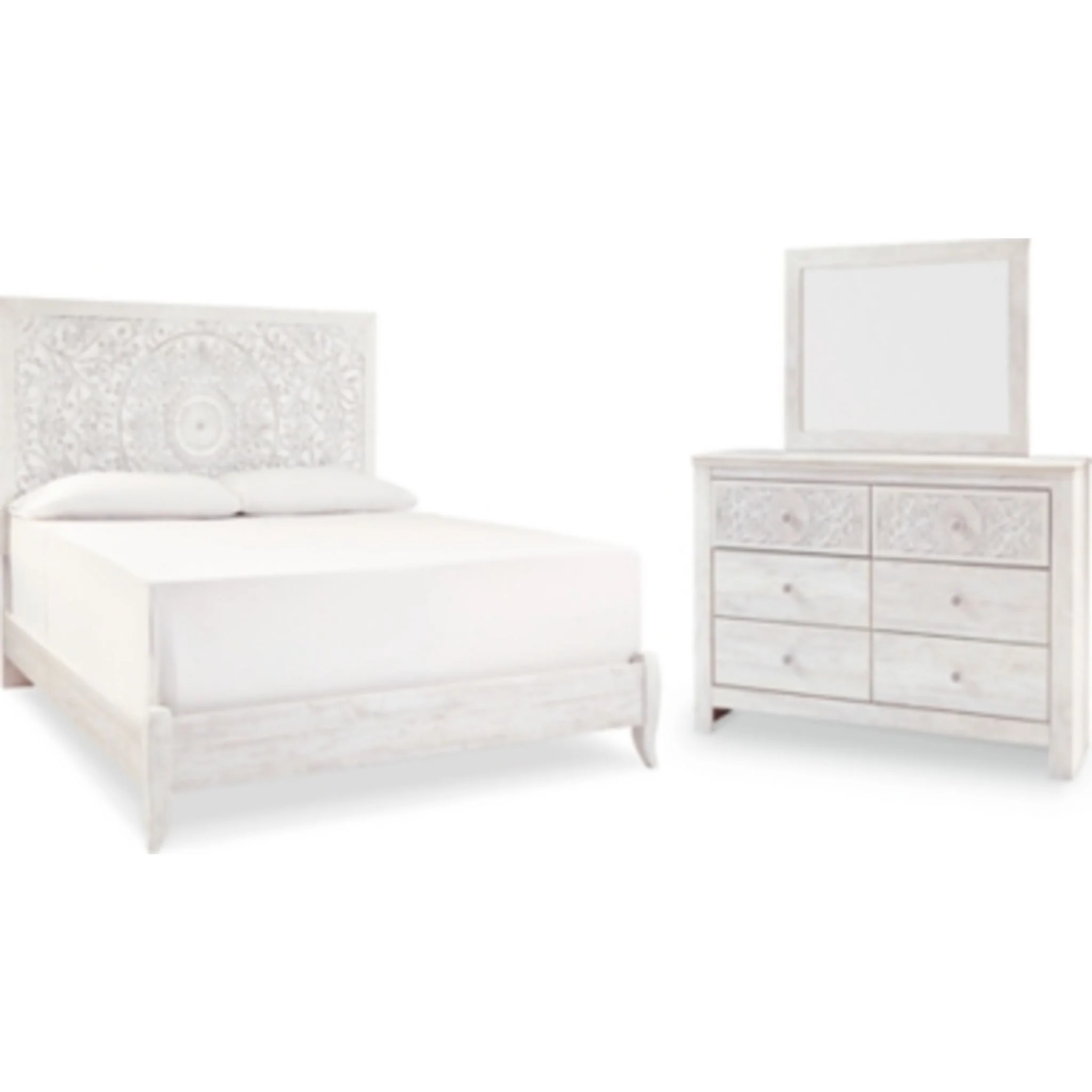 Paxberry 5 Piece King Panel Bedroom - Image 29
