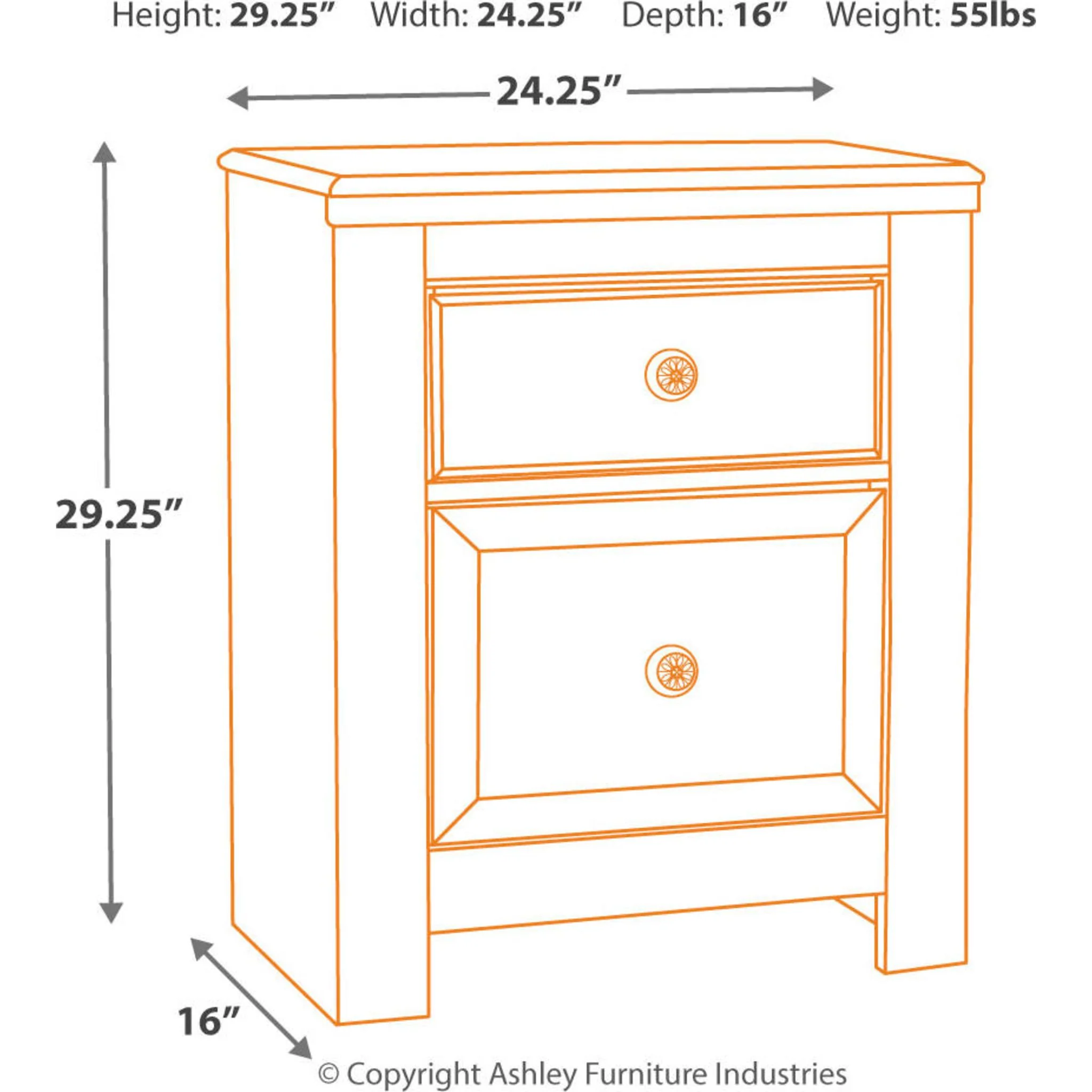 Paxberry Nightstand - Image 16
