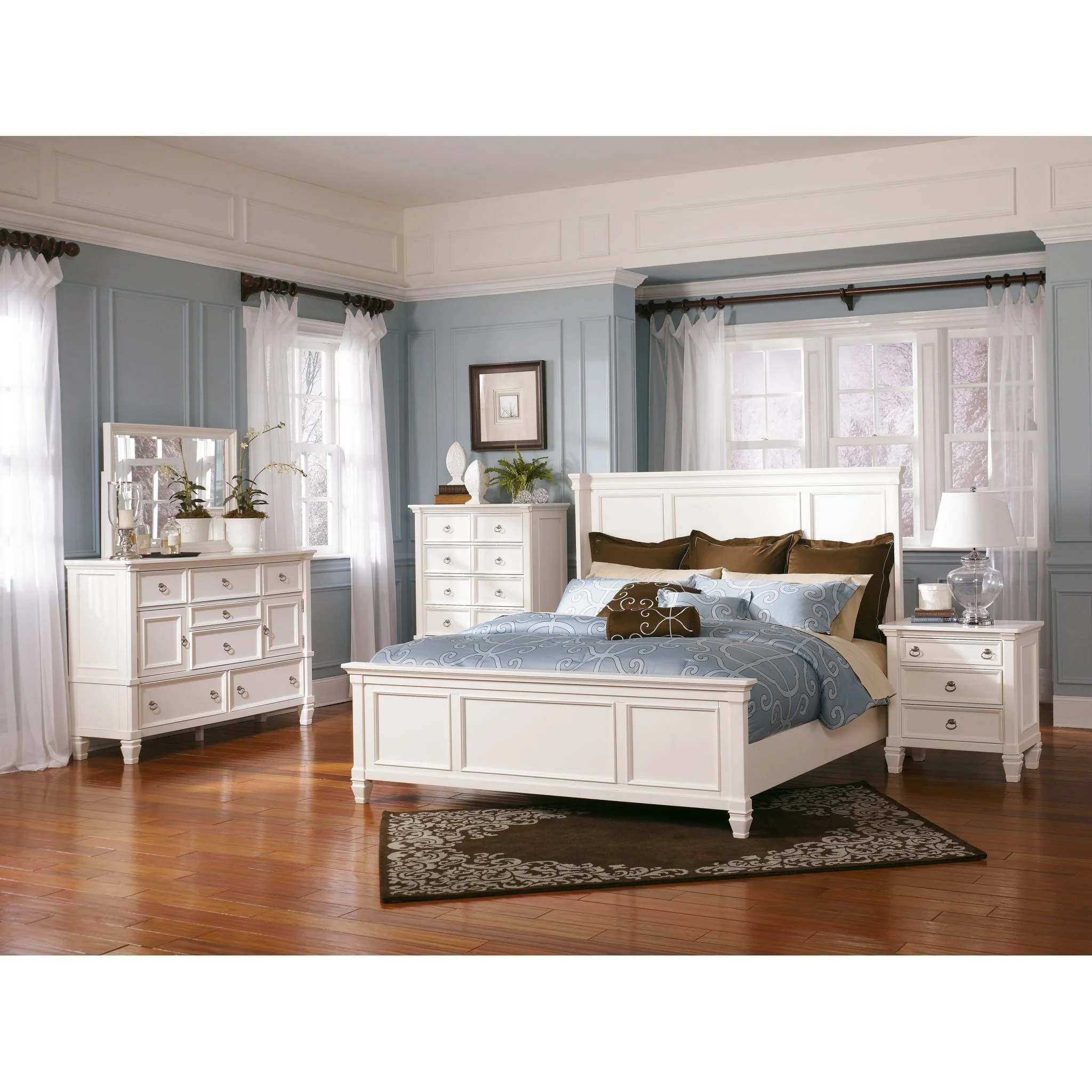 Prentice Three Drawer Nightstand - Image 5