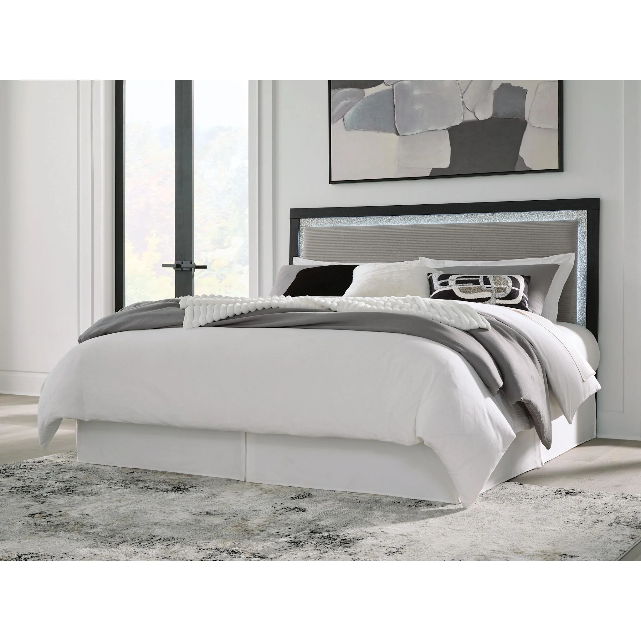 Raechalla King Upholstered Headboard - Image 2