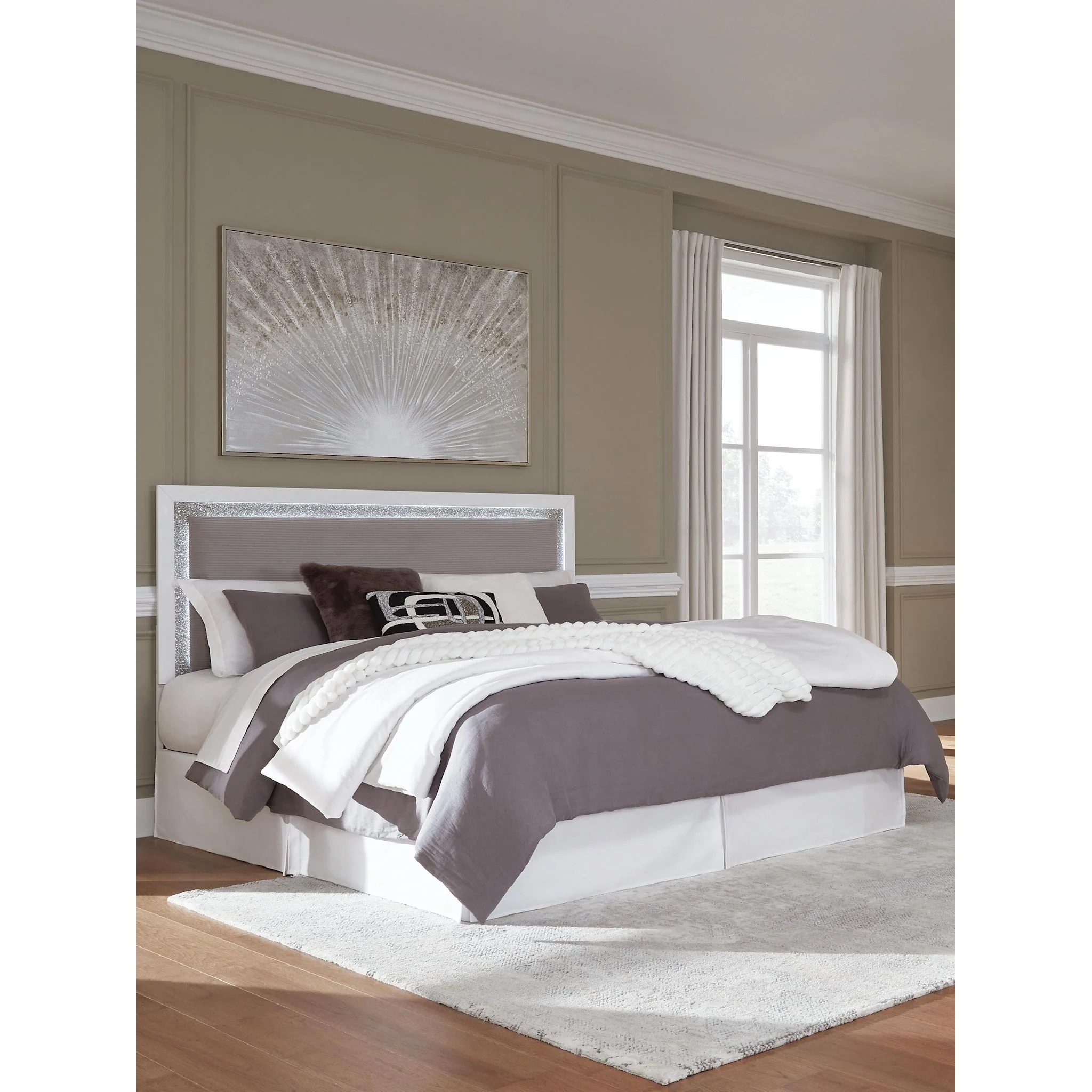 Raechalla King Upholstered Headboard - Image 12