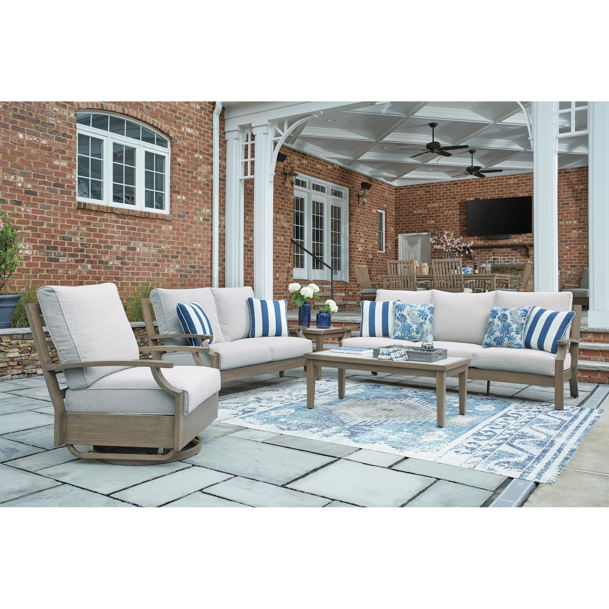 Rainier Ranch Outdoor Sofa with Cushion - Image 19