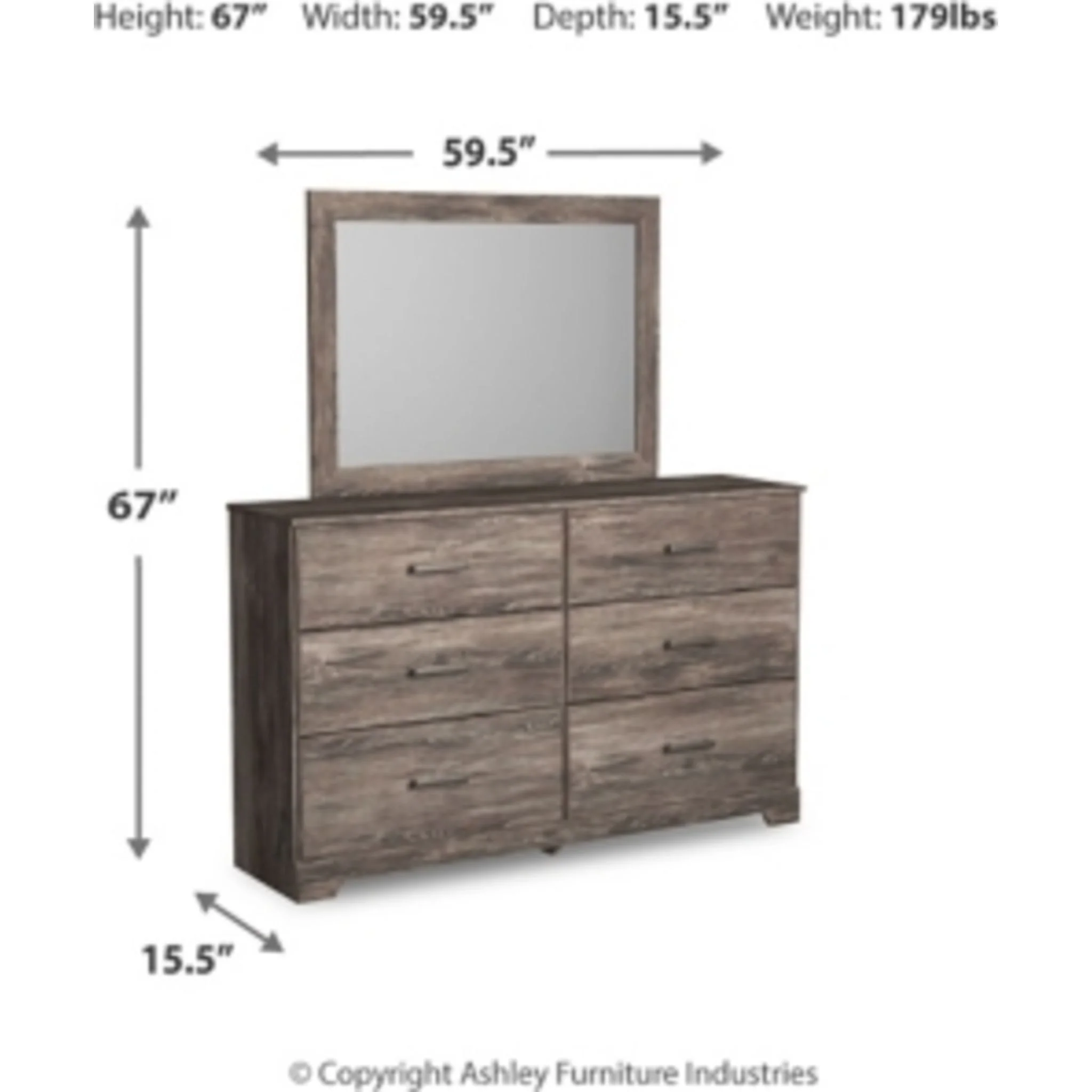 Ralinksi 5 Piece Full Panel Bedroom - Image 15