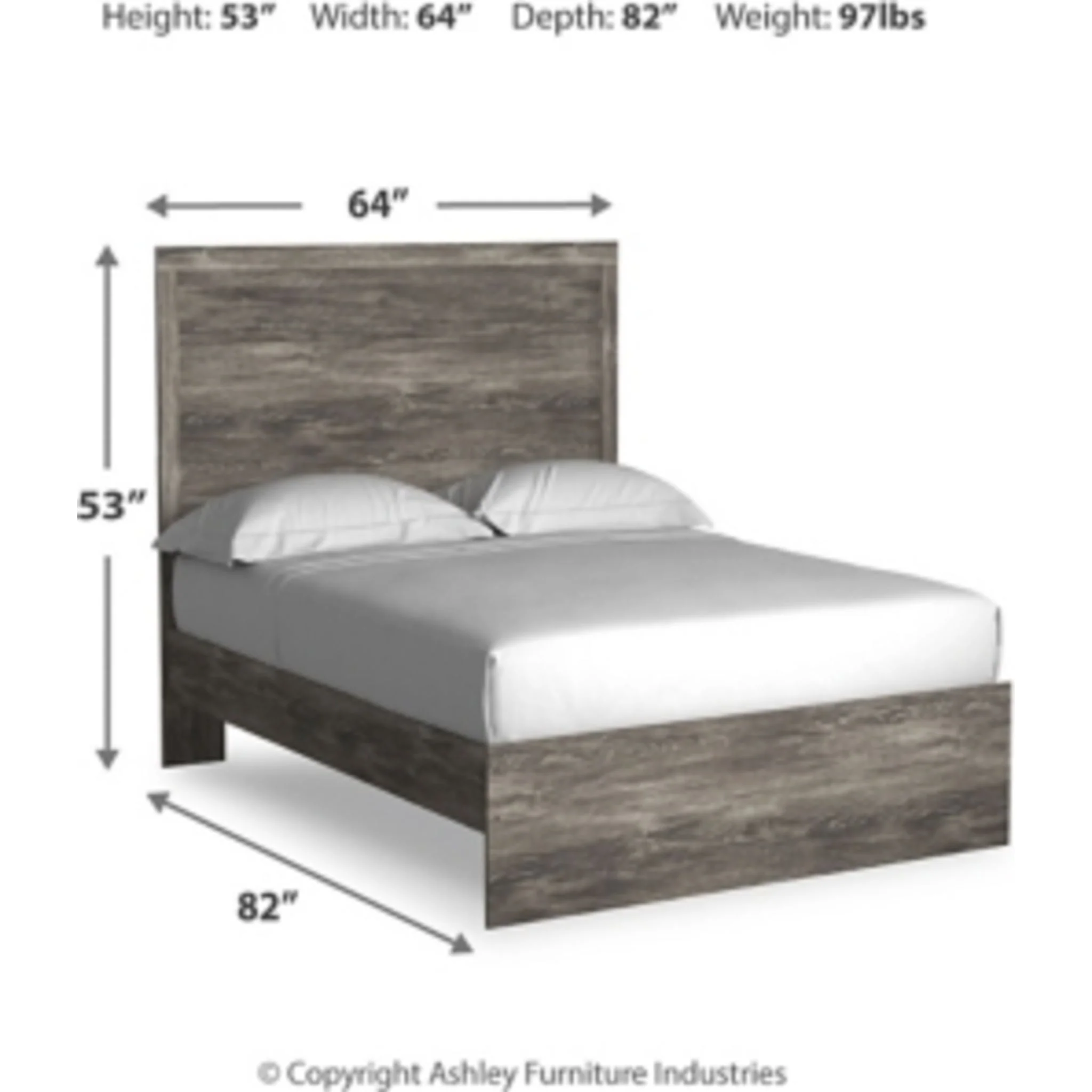 Ralinksi 5 Piece Panel Bedroom - Image 15