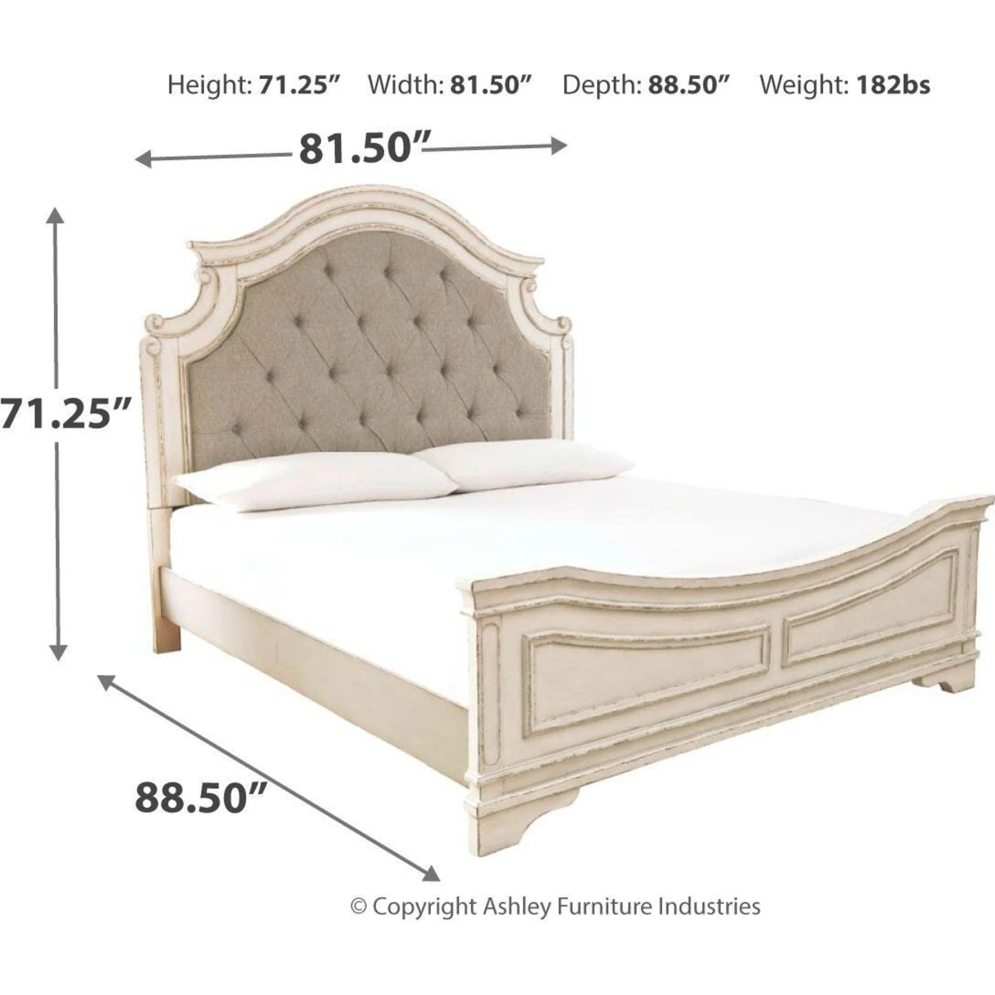 Realyn 5 Piece Panel Bedroom - Image 35