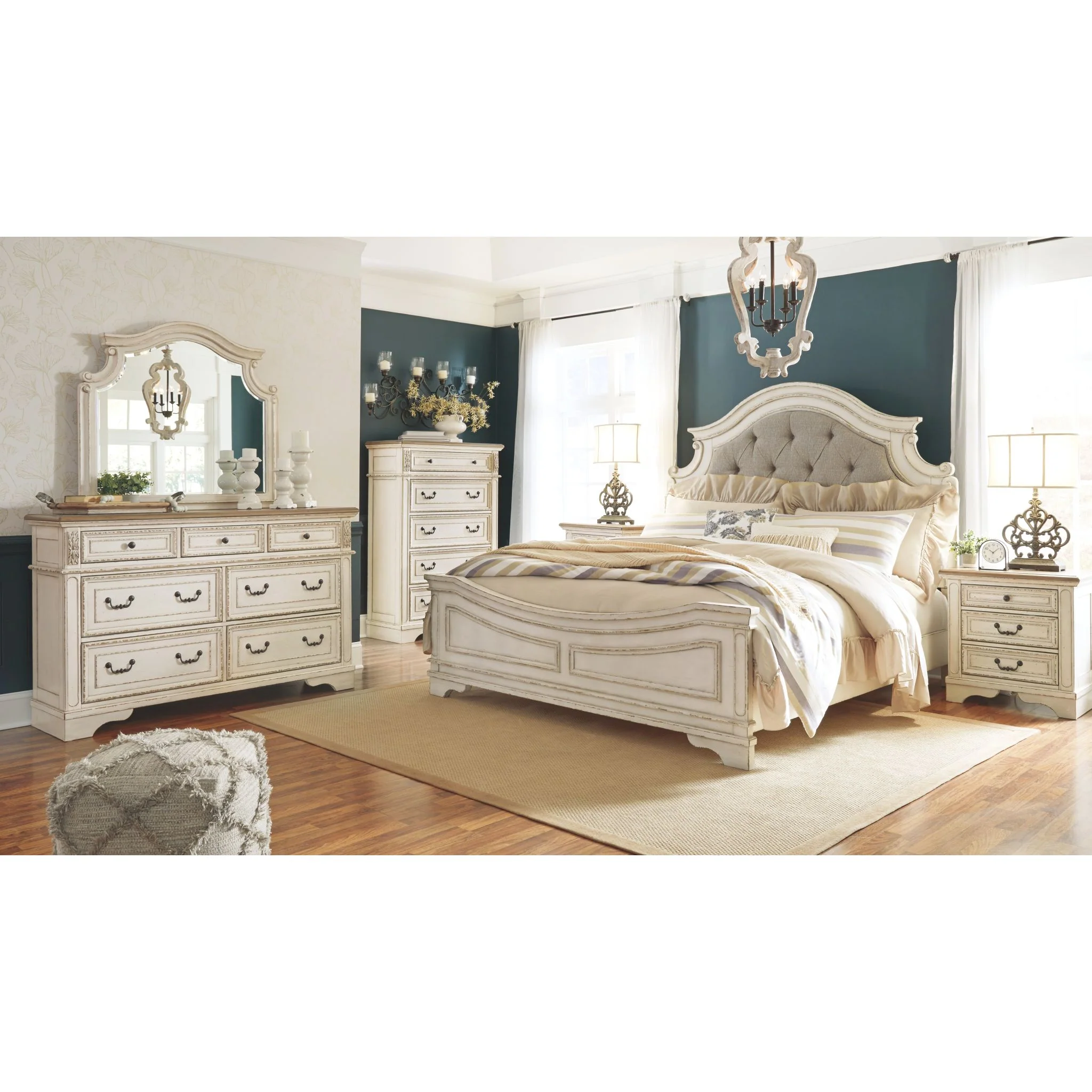 Realyn 5 Piece Panel Bedroom - Image 38