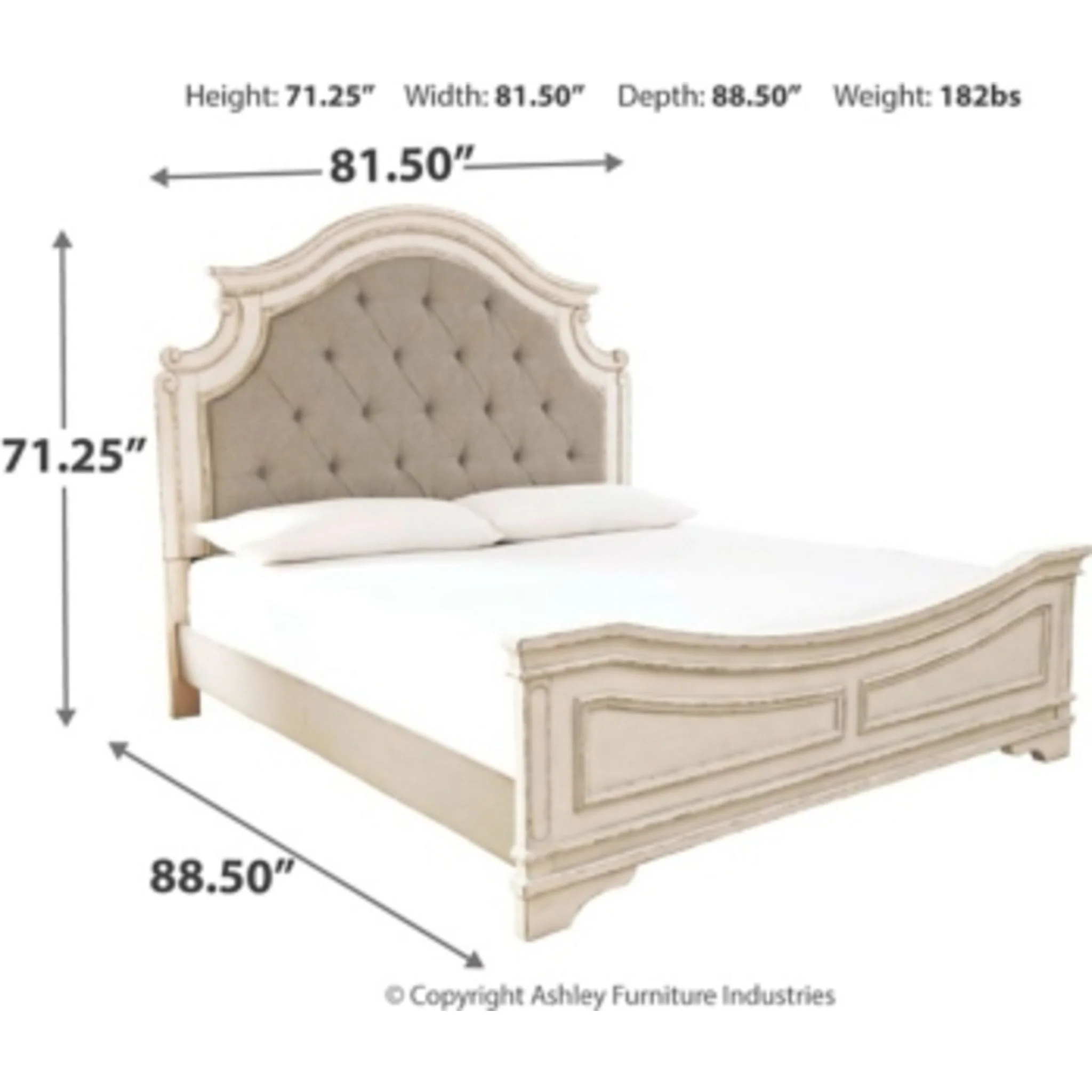 Realyn 5 Piece Panel Bedroom - Image 61