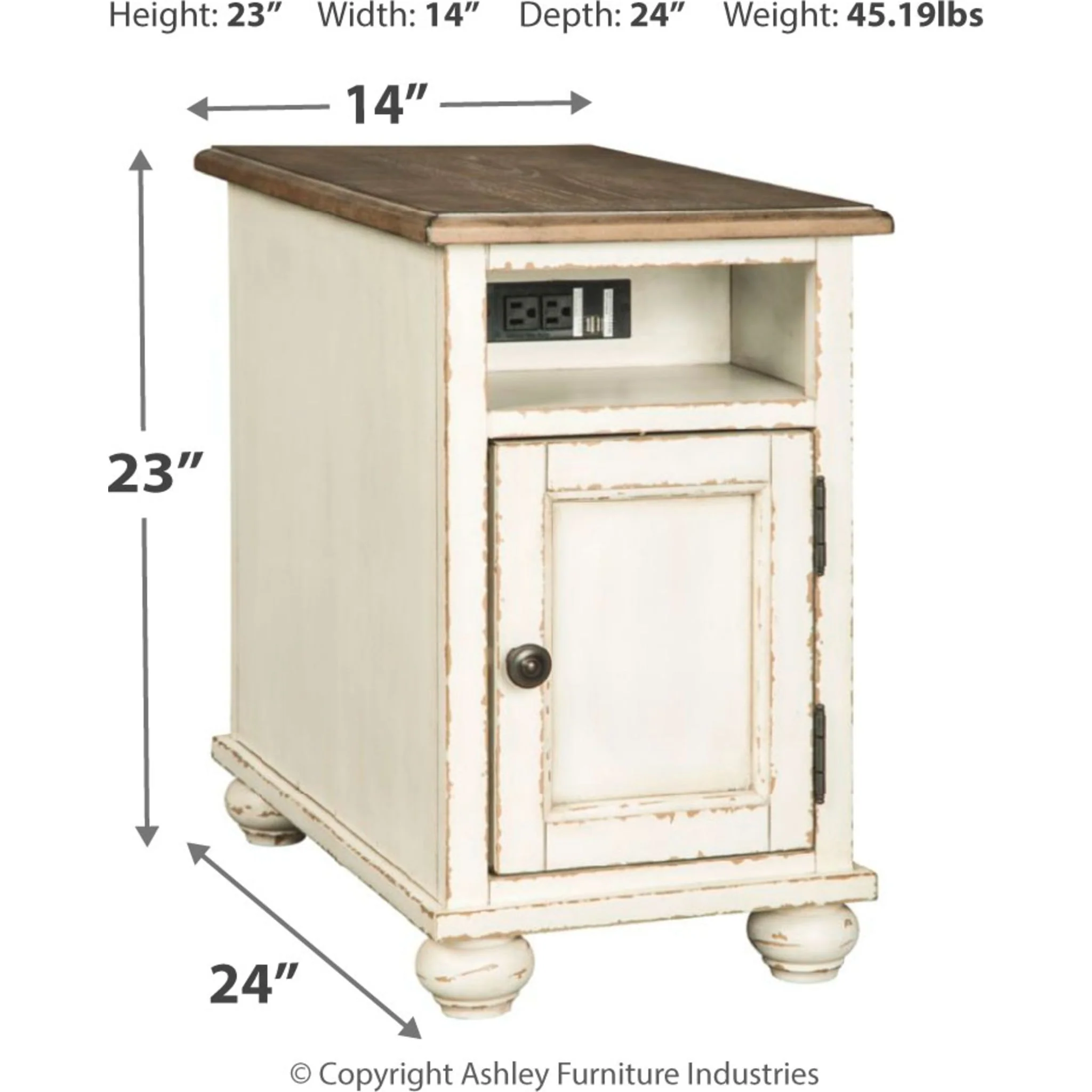 Realyn Chairside End Table - Image 4