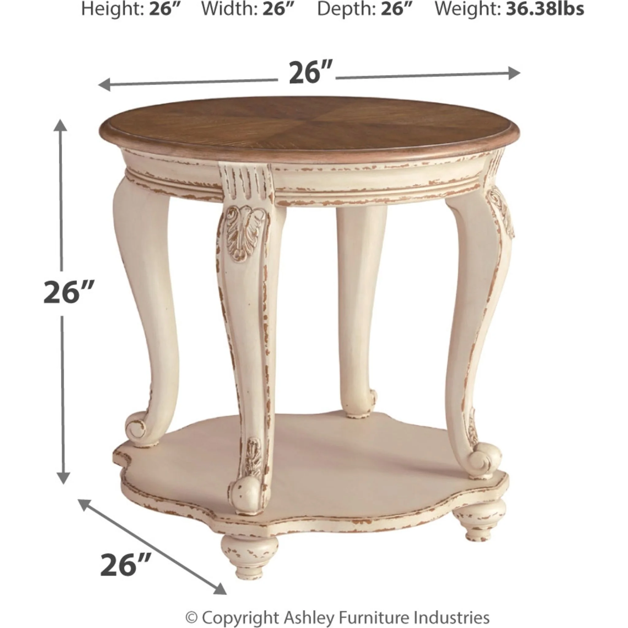 Realyn Round End Table - Image 4
