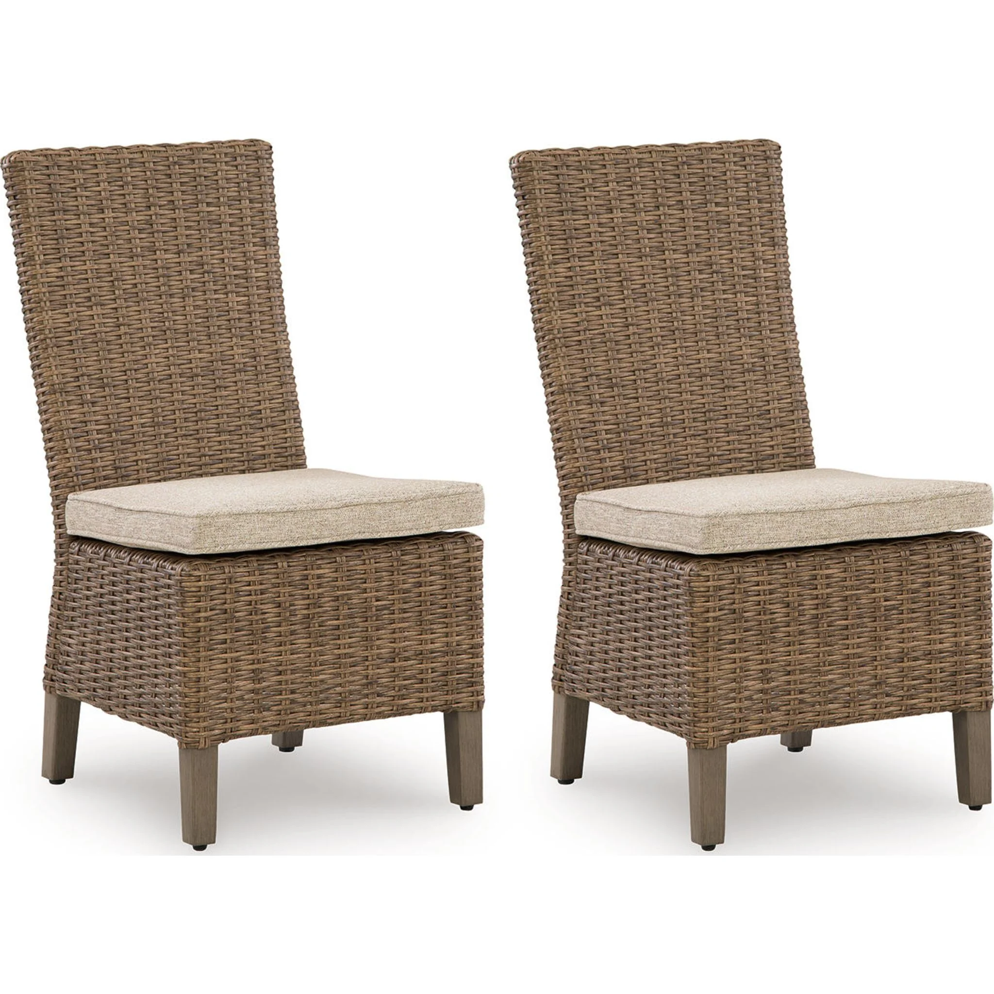 Revare Beach Outdoor Chair with Cushion (set of 2)