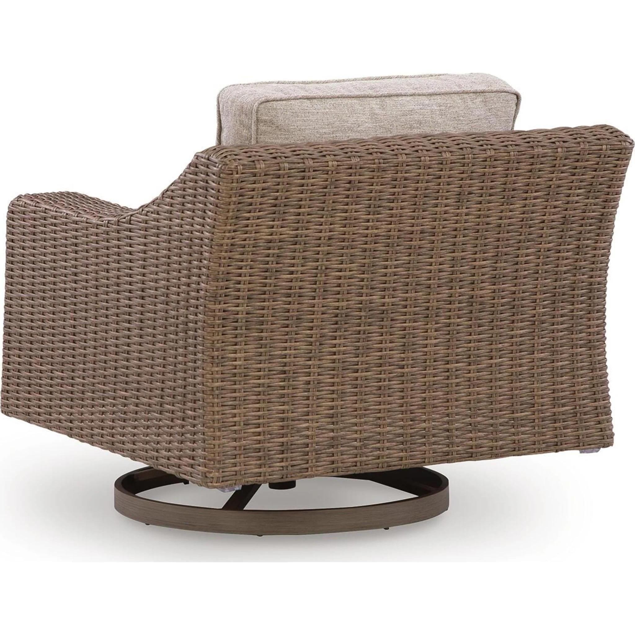 Revare Beach Swivel Lounge Chair with Cushion - Image 25