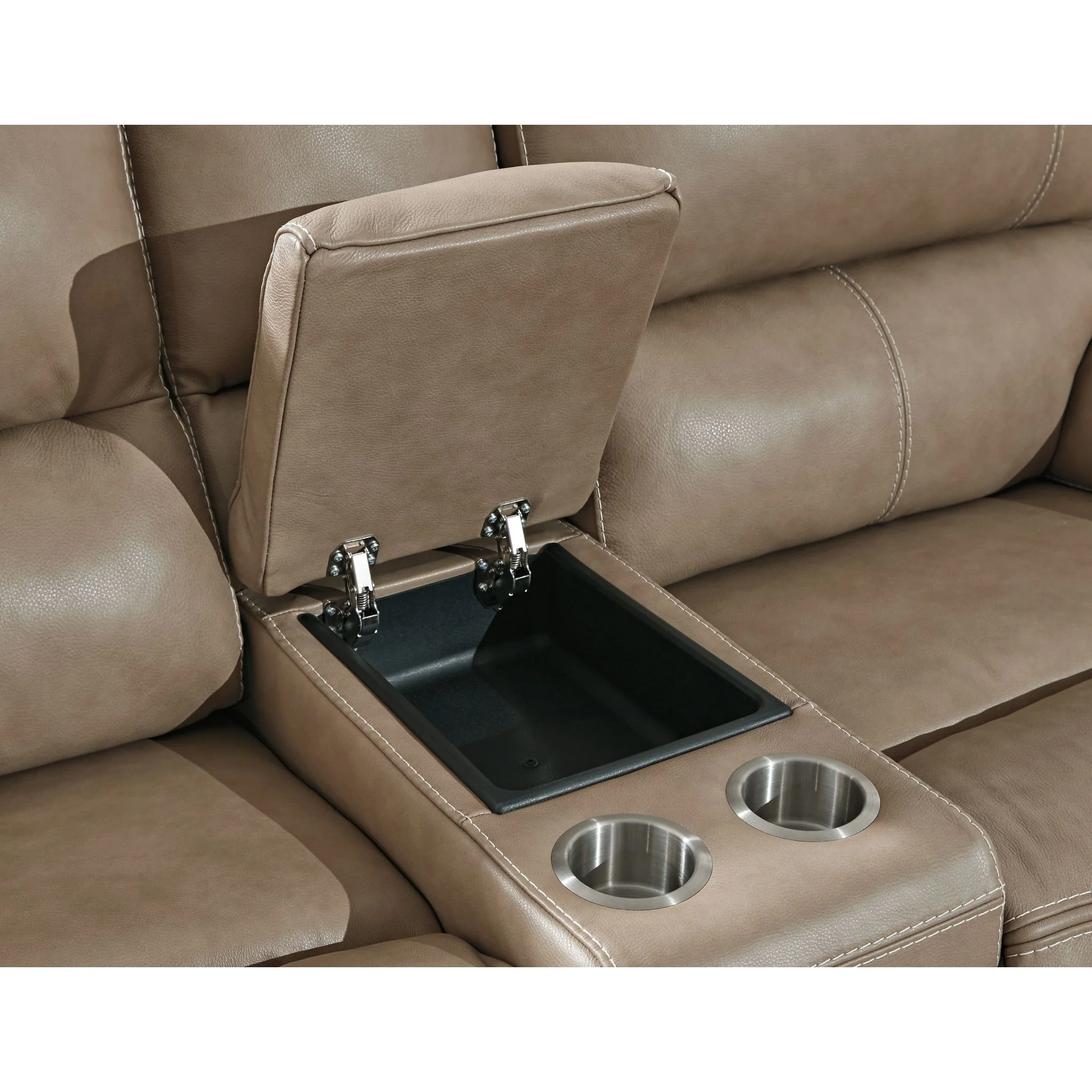Ricmen Power Reclining Loveseat with Adjustable Headrest - Image 3