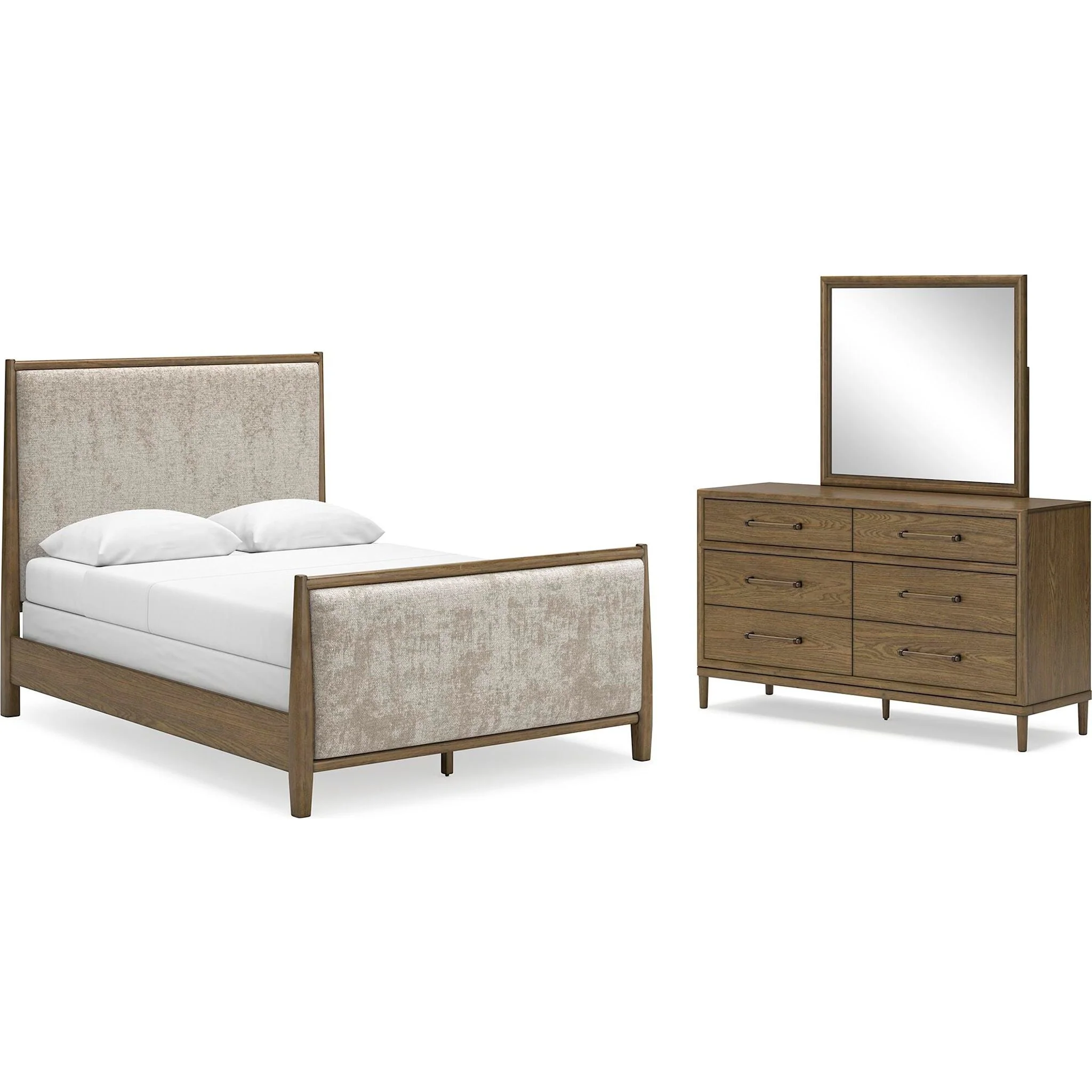 Roanhowe-Exclusive 5 Piece Upholstered Bedroom - Image 16