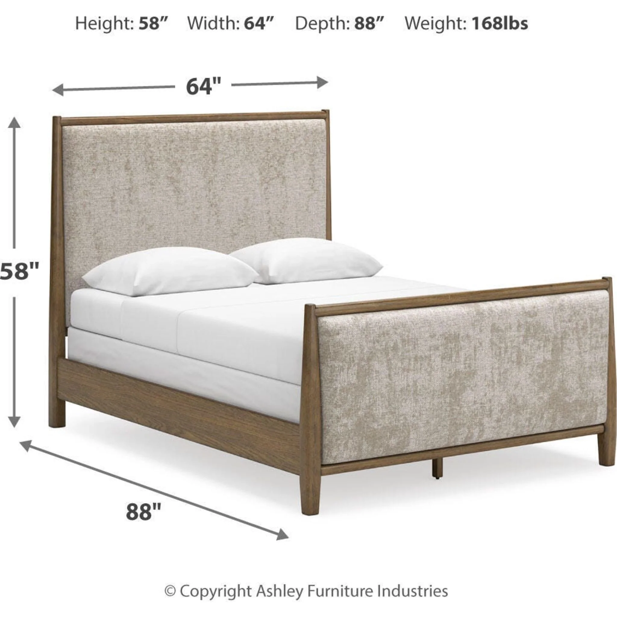 Roanhowe-Exclusive 5 Piece Upholstered Bedroom - Image 58