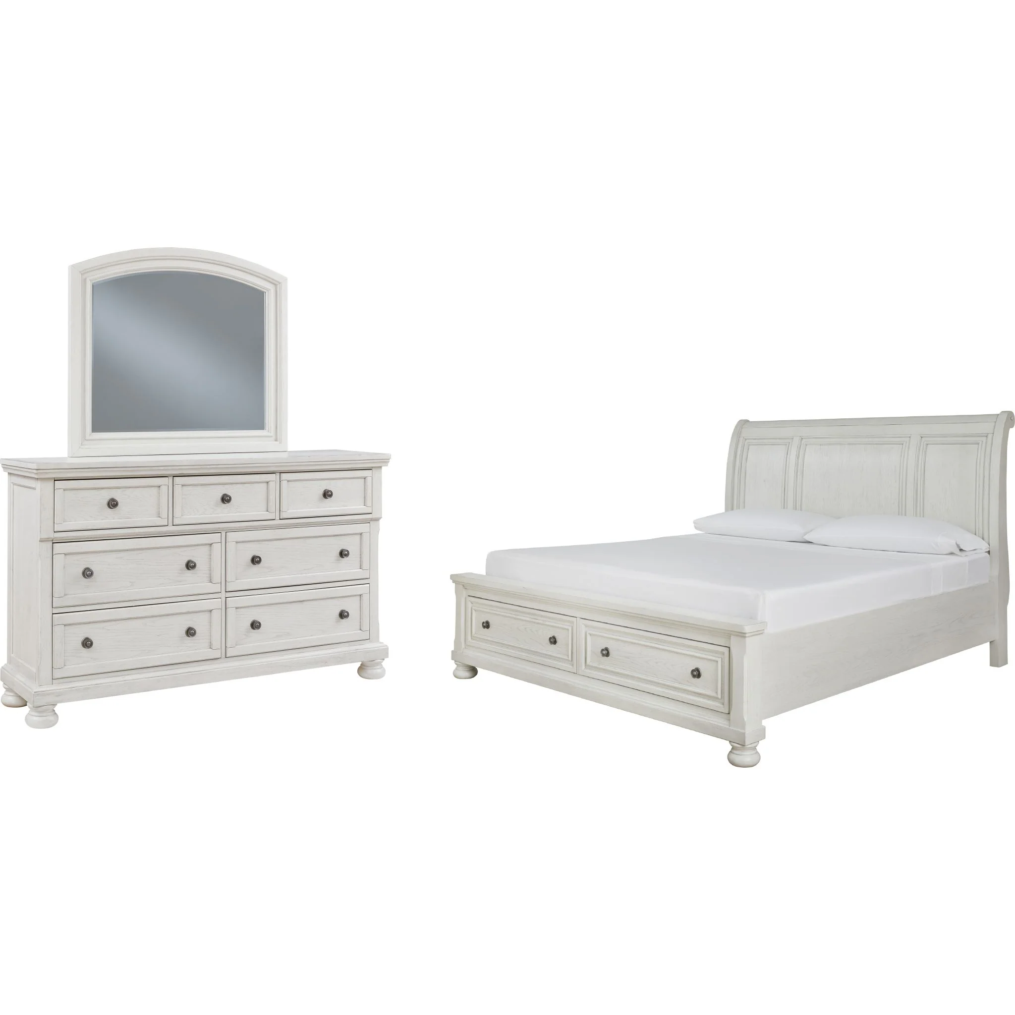 Robbinsdale 5 Piece Sleigh Bedroom - Image 17