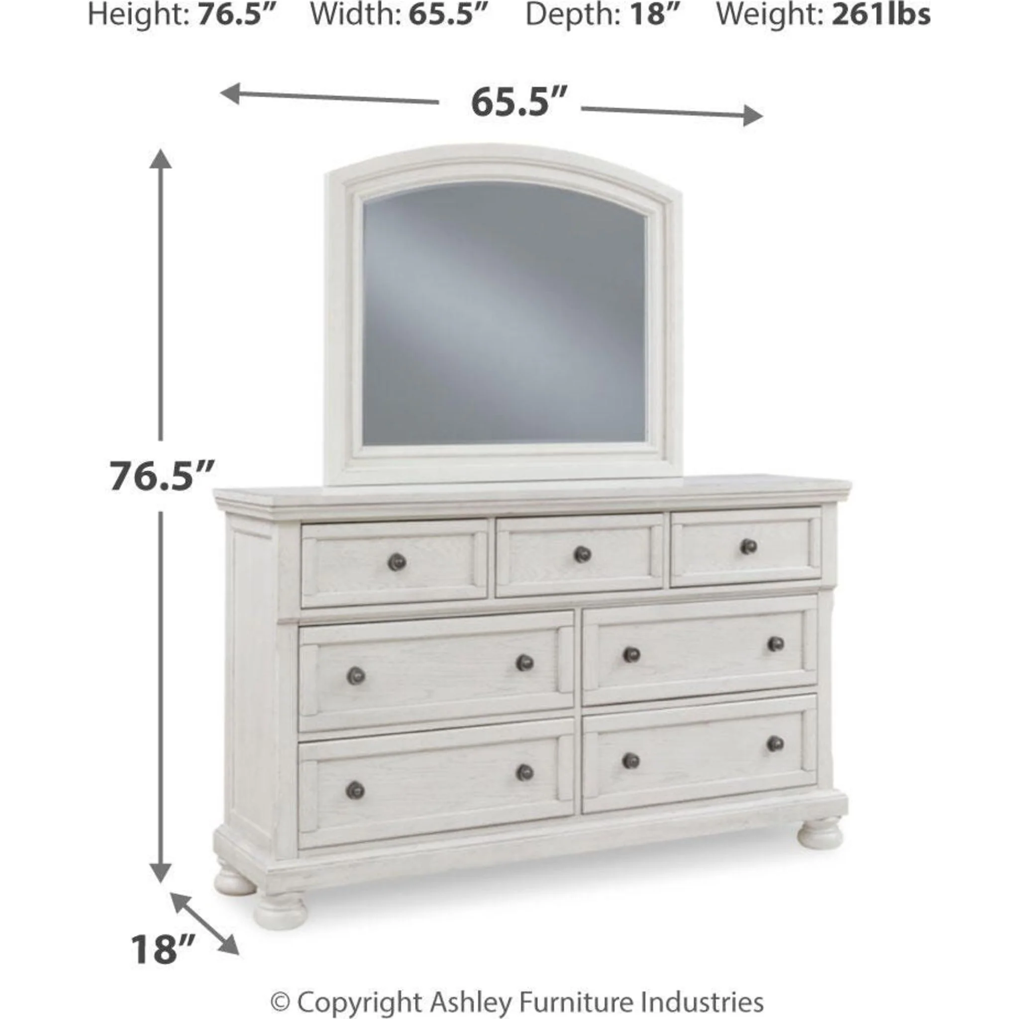 Robbinsdale Dresser and Mirror - Image 21
