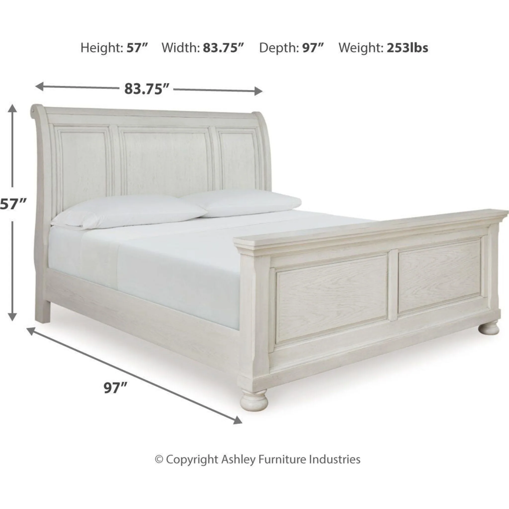 Robbinsdale Sleigh Bed - Image 34