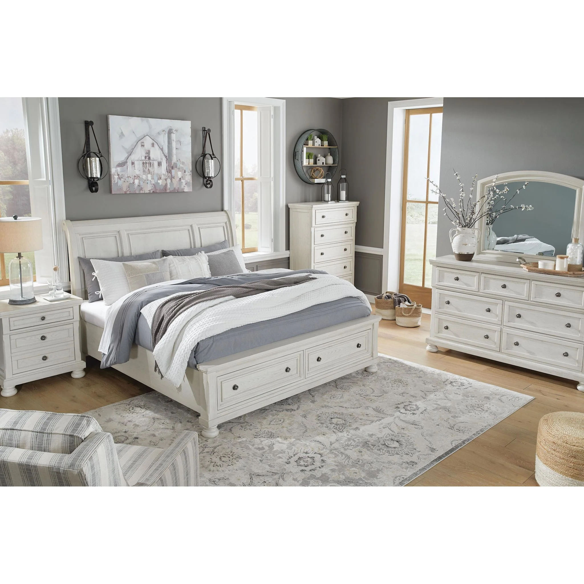 Robbinsdale Sleigh Storage Bed - Image 29