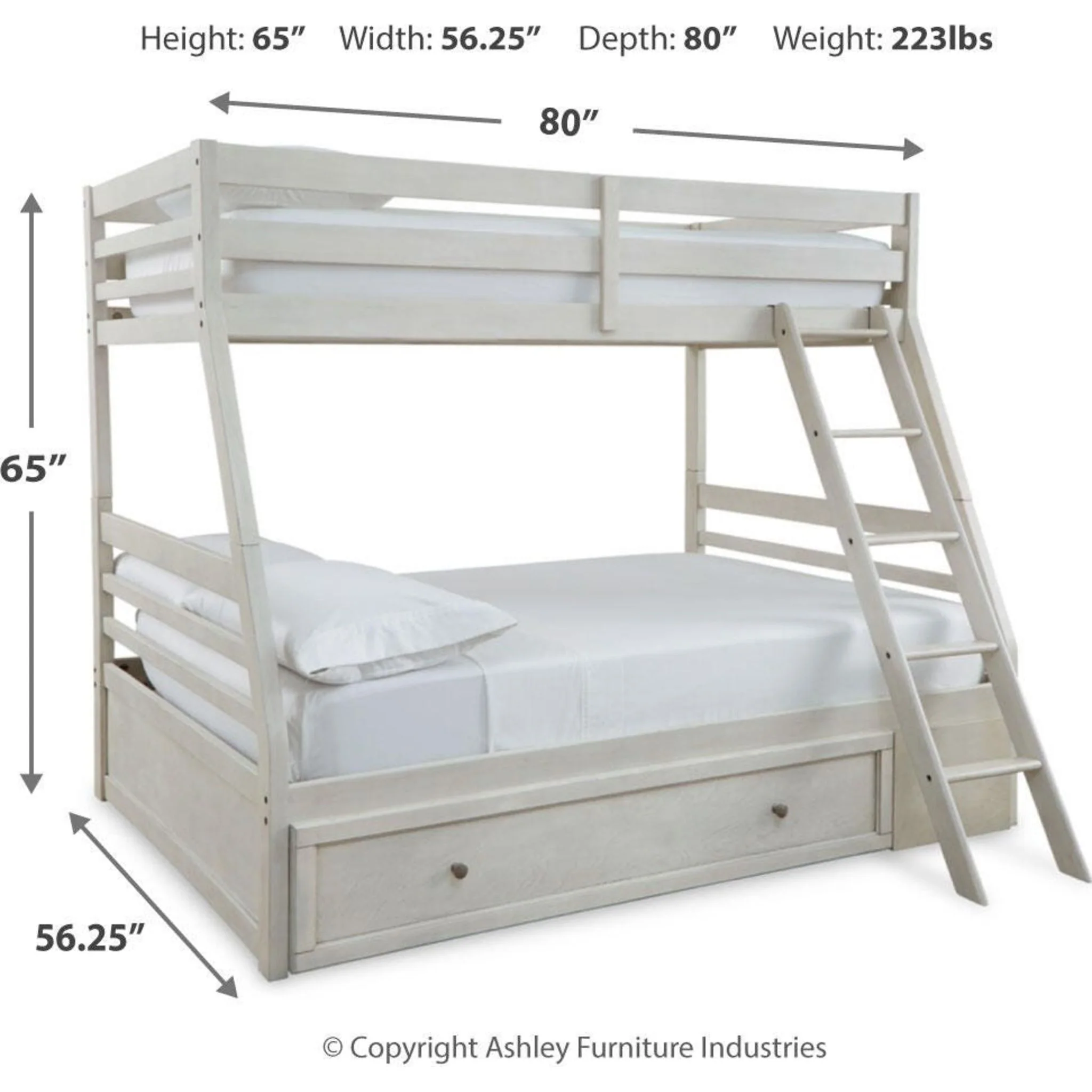 Robbinsdale Twin/Full Bunk Bed with Storage - Image 24