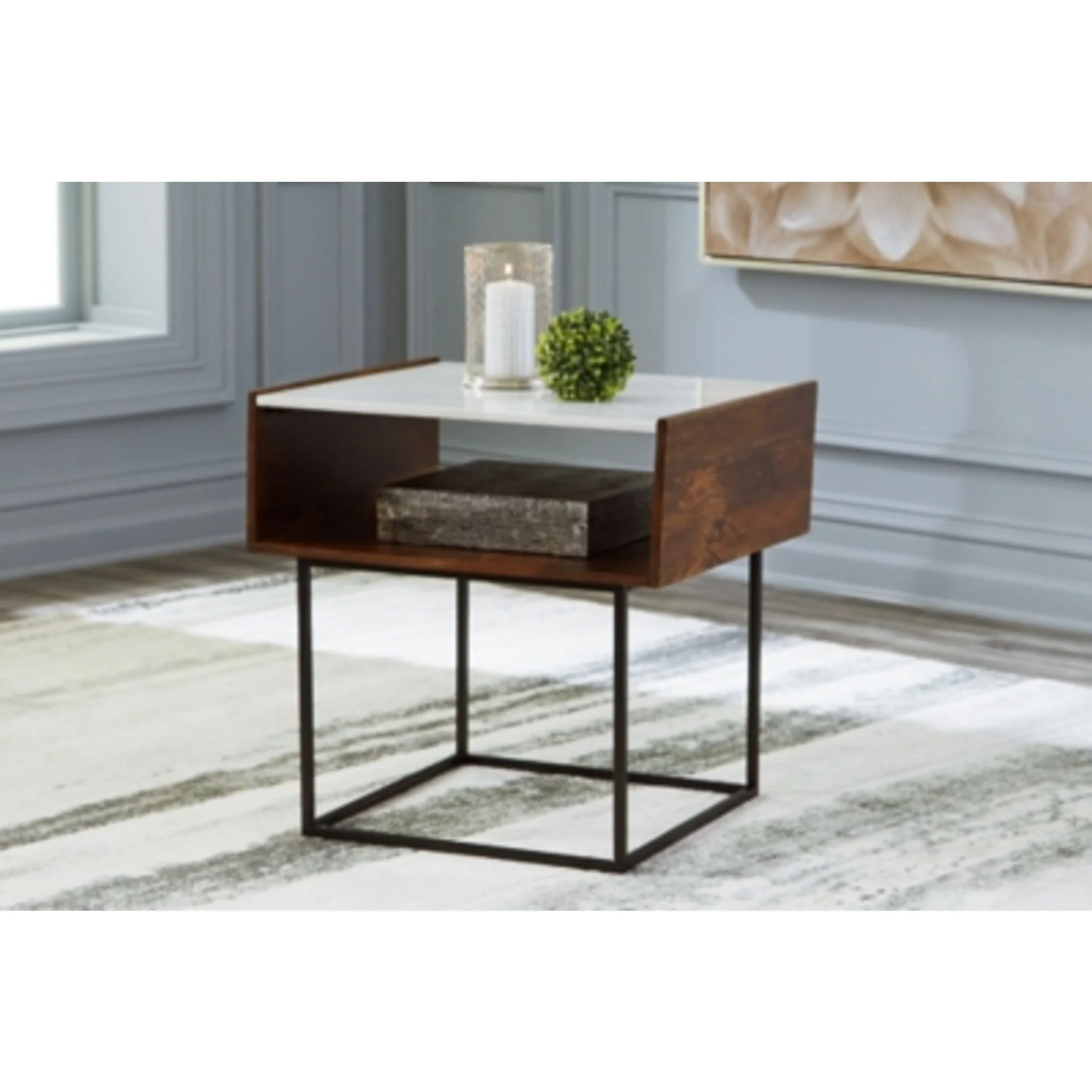 Rusitori Rectangle End Table - Image 7