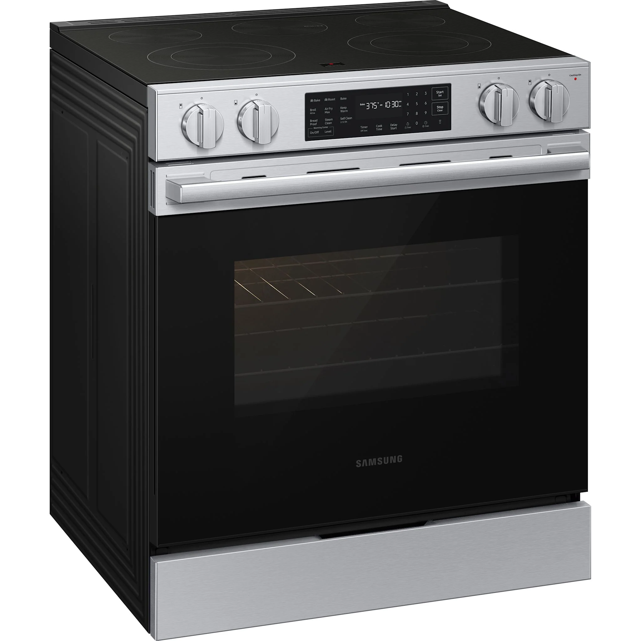 Samsung 70 Series Radiant Slide-in Range with AirFry - Stainless Steel (NSE70H63SRAC) - Image 2
