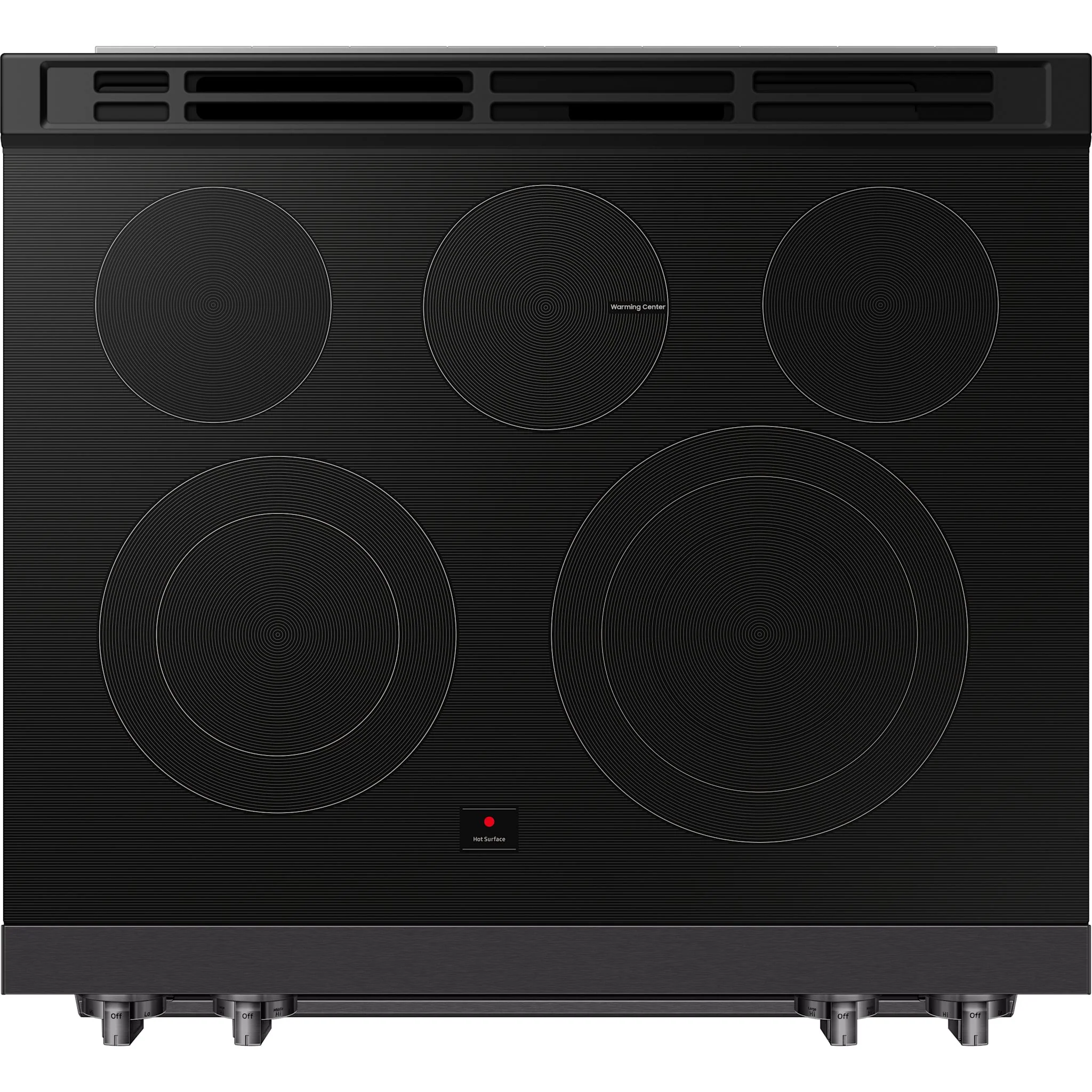 Samsung 80 Series Radiant Slide-in Range with True Convection Oven - Matte Black Stainless Steel (NSE80H63SEAC) - Image 4