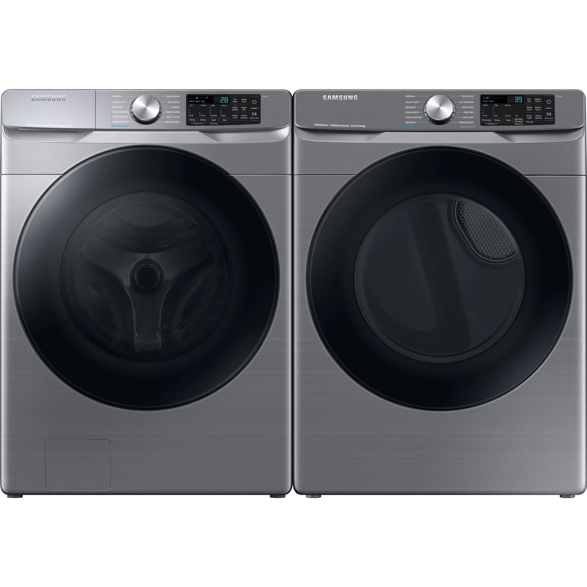Samsung Front Load Pair (WF45B6300AP-DVE45B6305P) - Grey