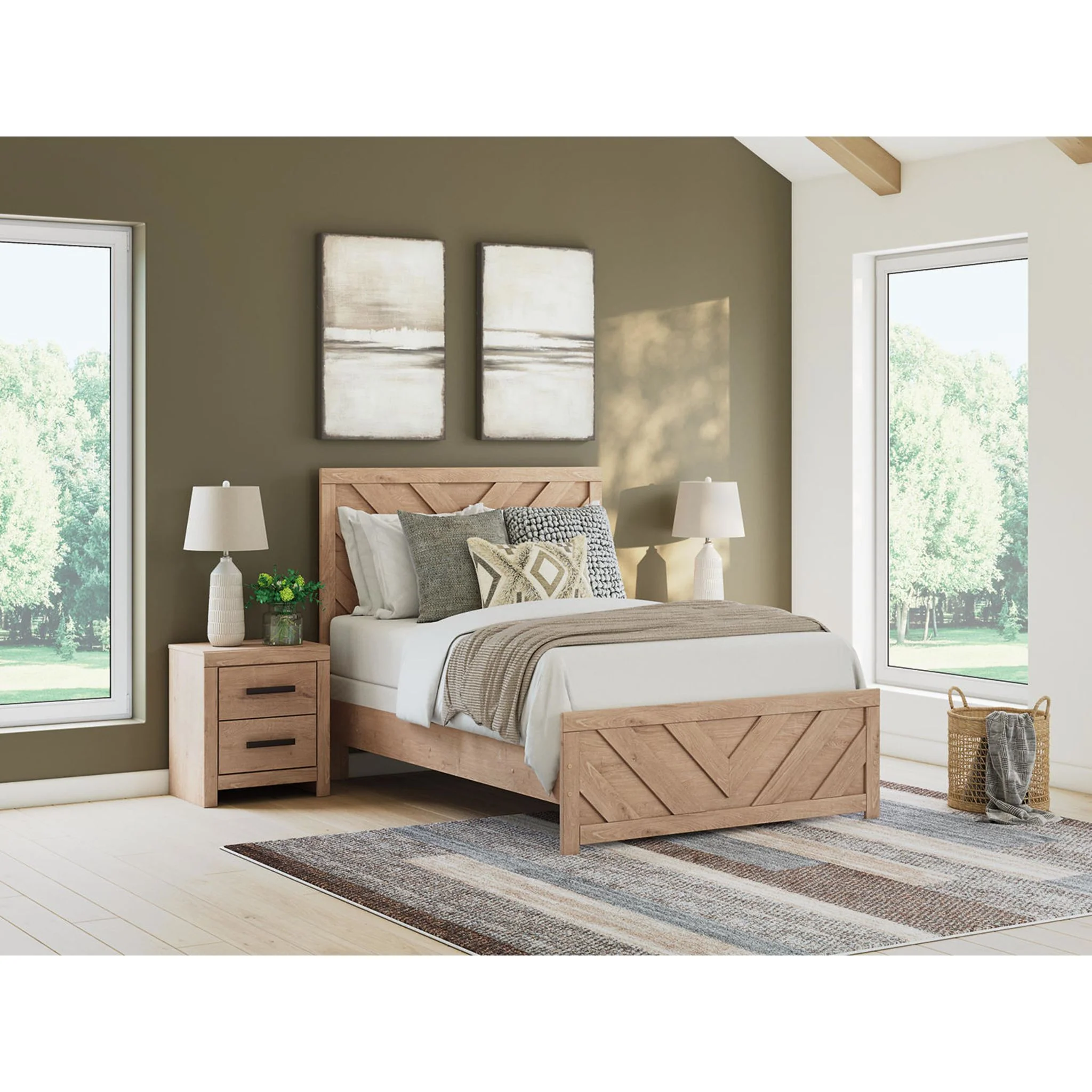 Sanginlane Full Panel Bed - Image 2