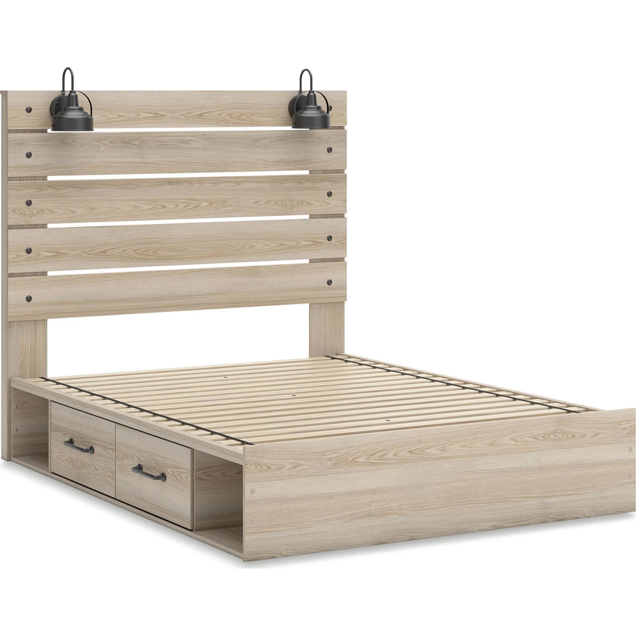 Senbry-Exclusive Panel Bed with 4 Drawer Storage - Image 11