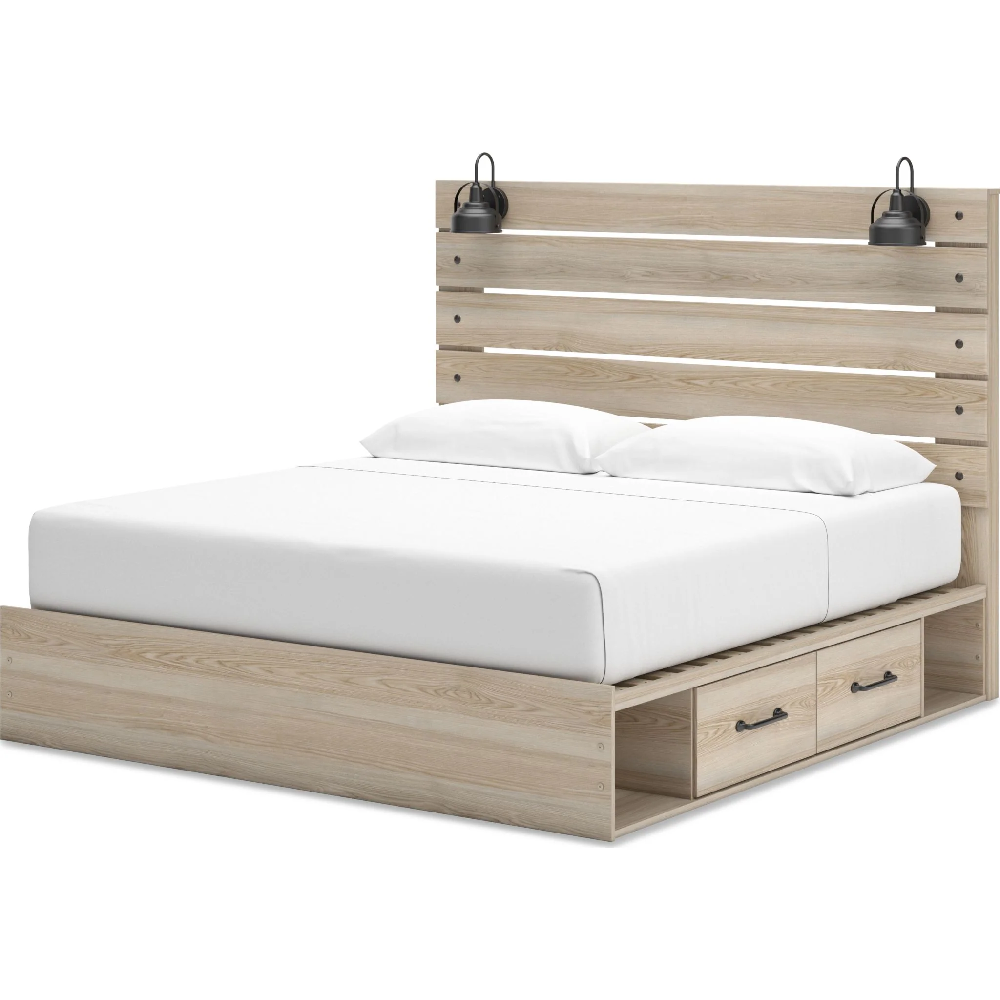 Senbry-Exclusive Panel Bed with 4 Drawer Storage - Image 33