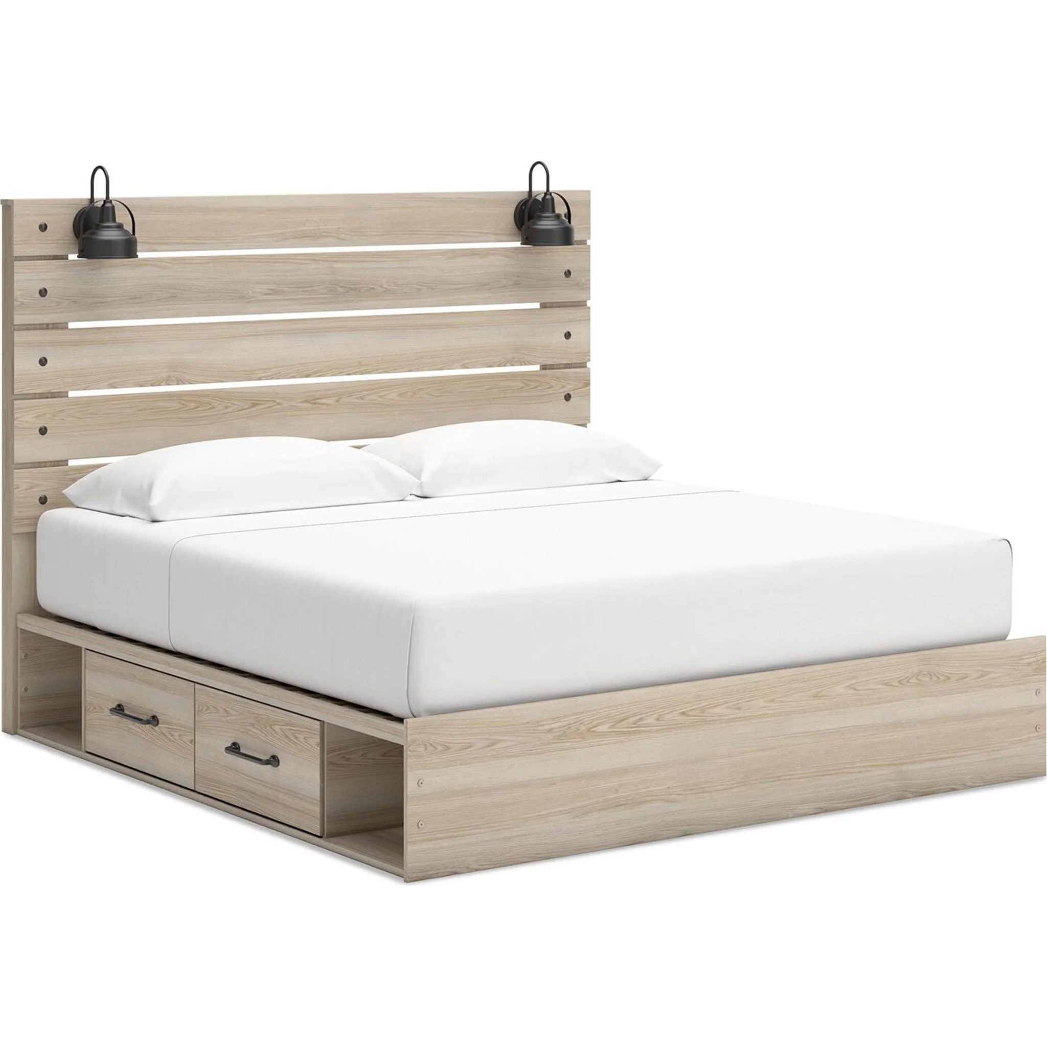 Senbry-Exclusive Panel Bed with 4 Drawer Storage - Image 50