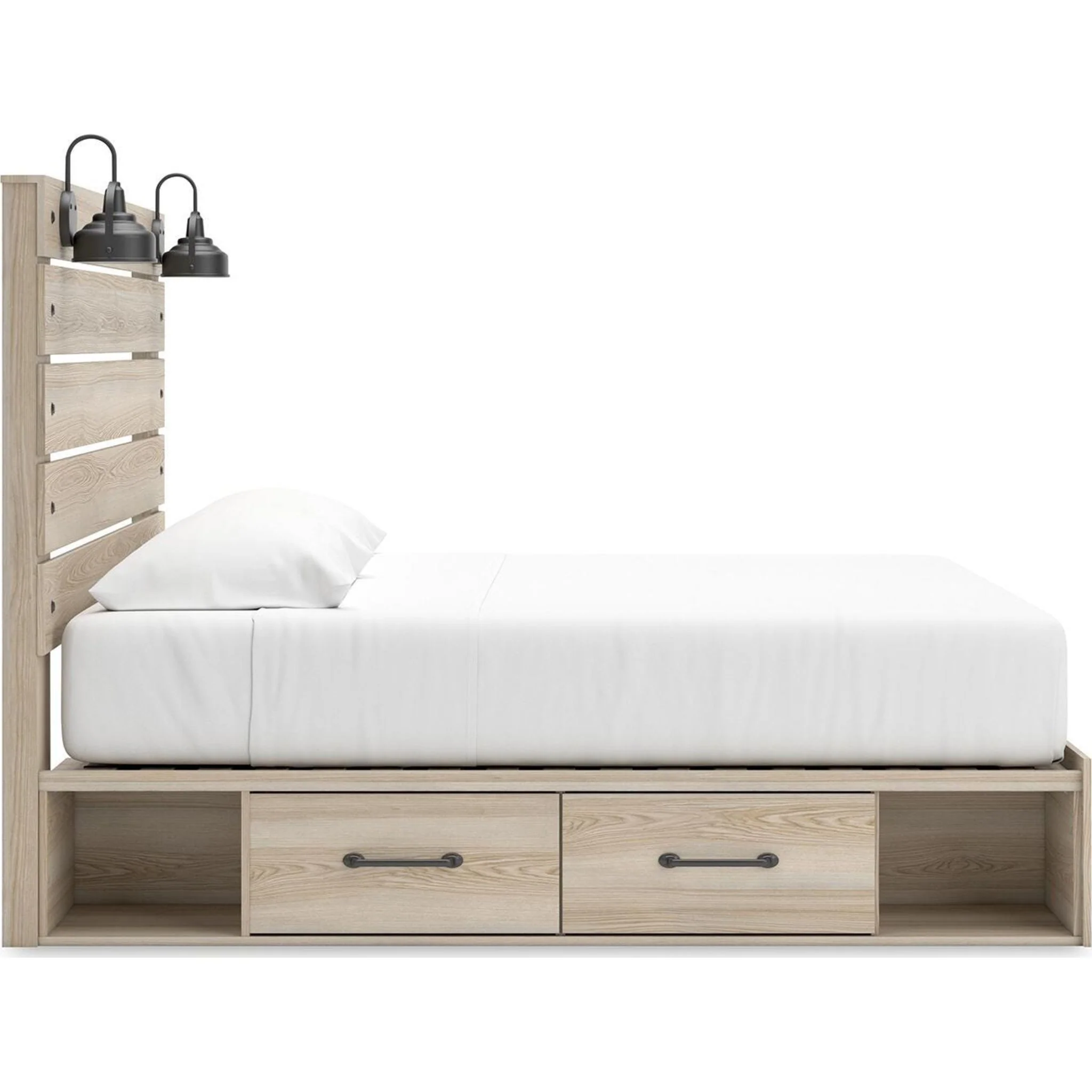 Senbry-Exclusive Panel Bed with 4 Drawer Storage - Image 54