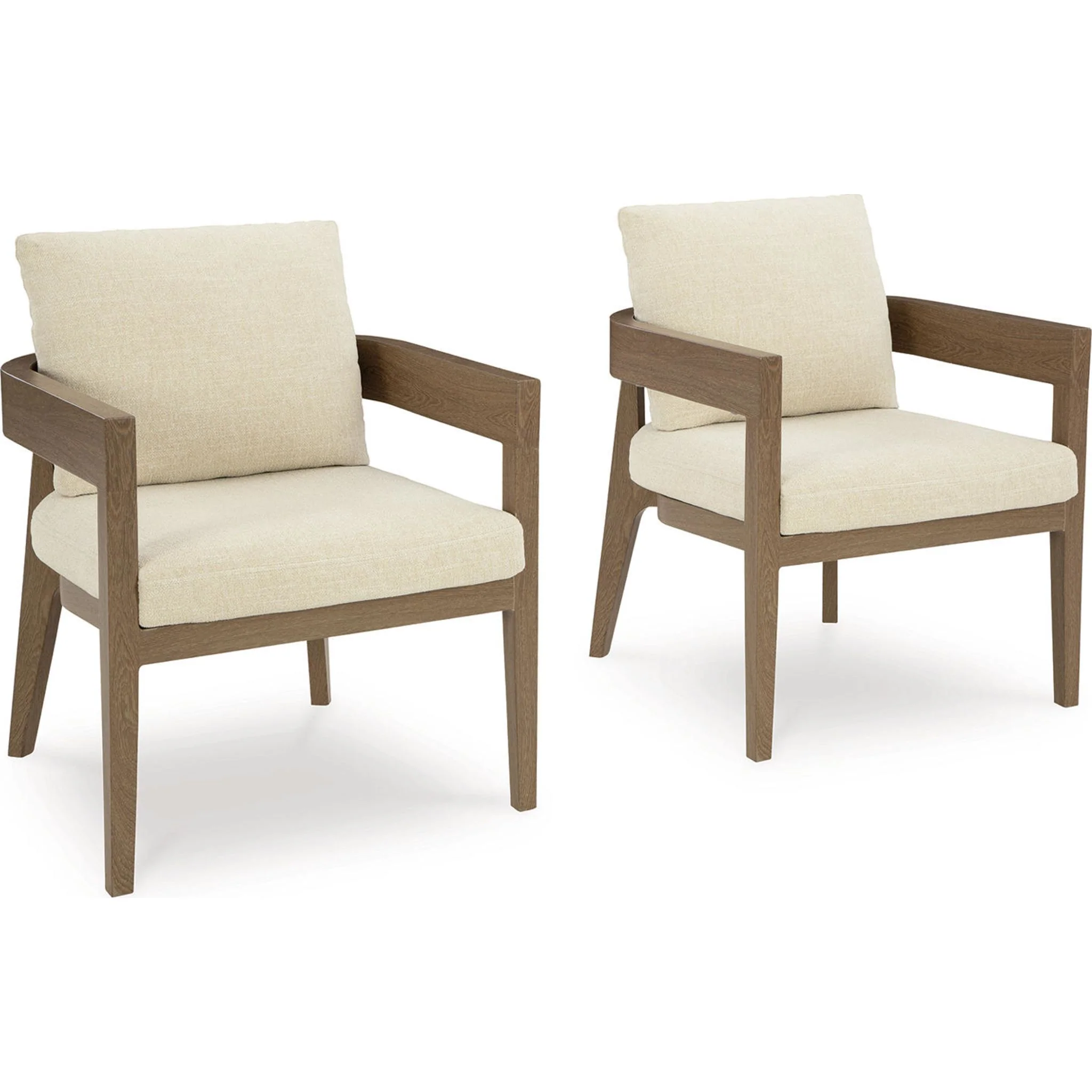 Serene Bay Outdoor Arm Chair with Cushion (set of 2)
