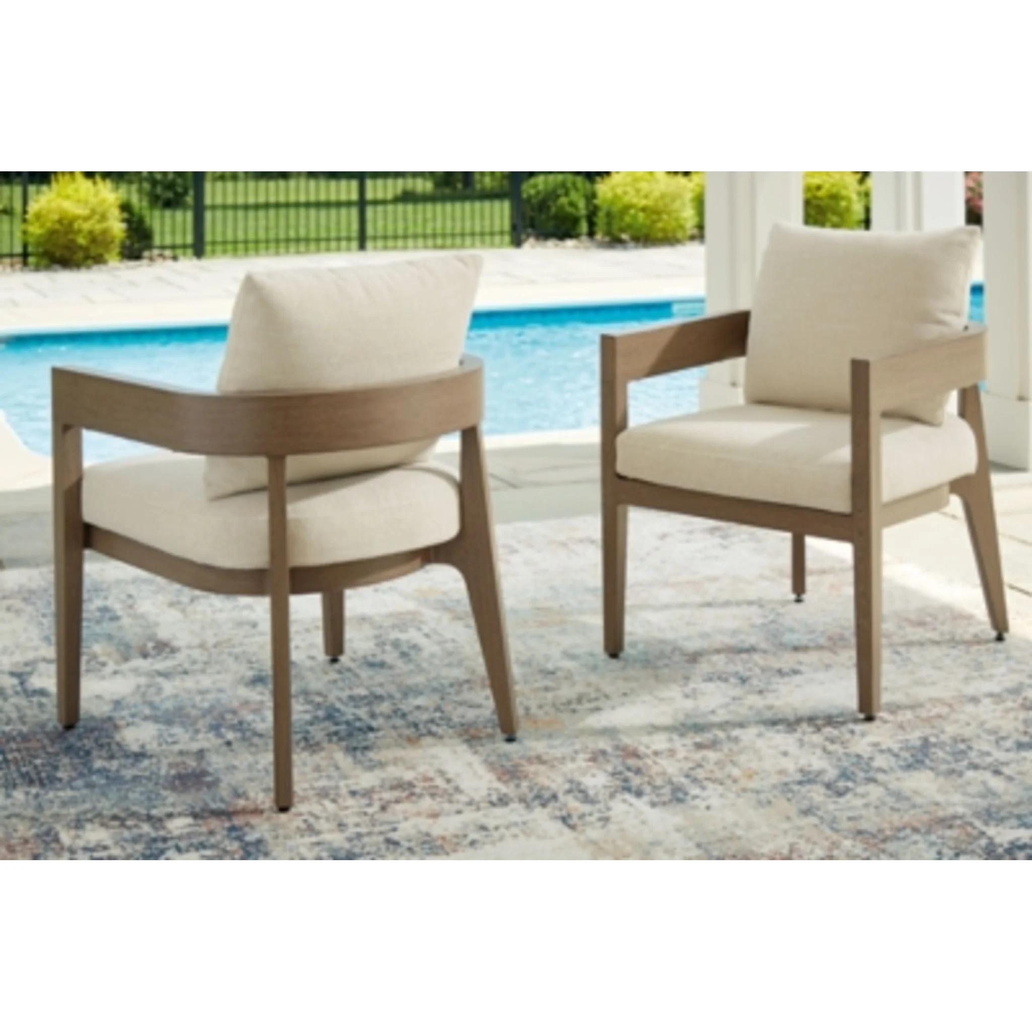 Serene Bay Outdoor Arm Chair with Cushion (set of 2) - Image 39