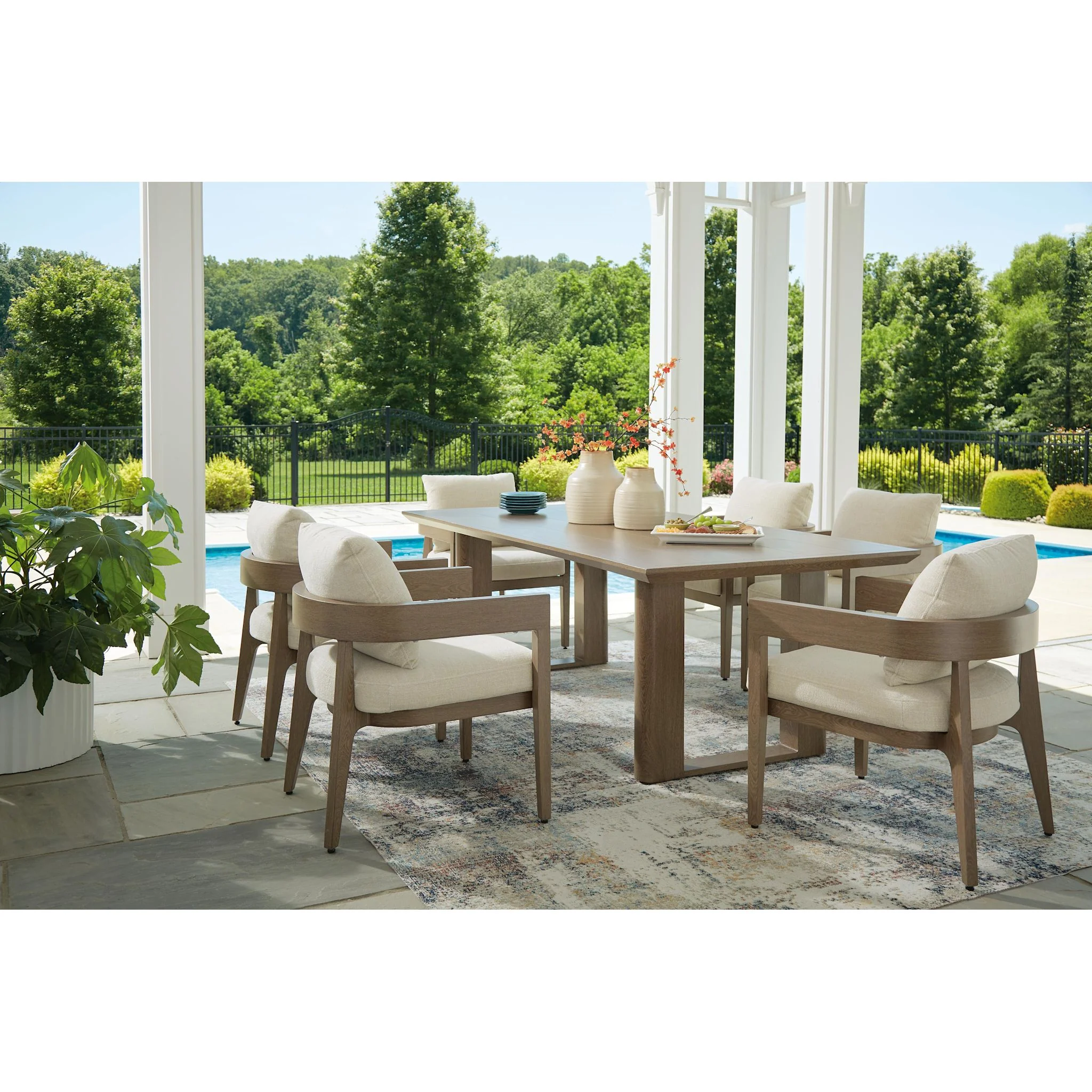 Serene Bay Outdoor Arm Chair with Cushion (set of 2) - Image 68