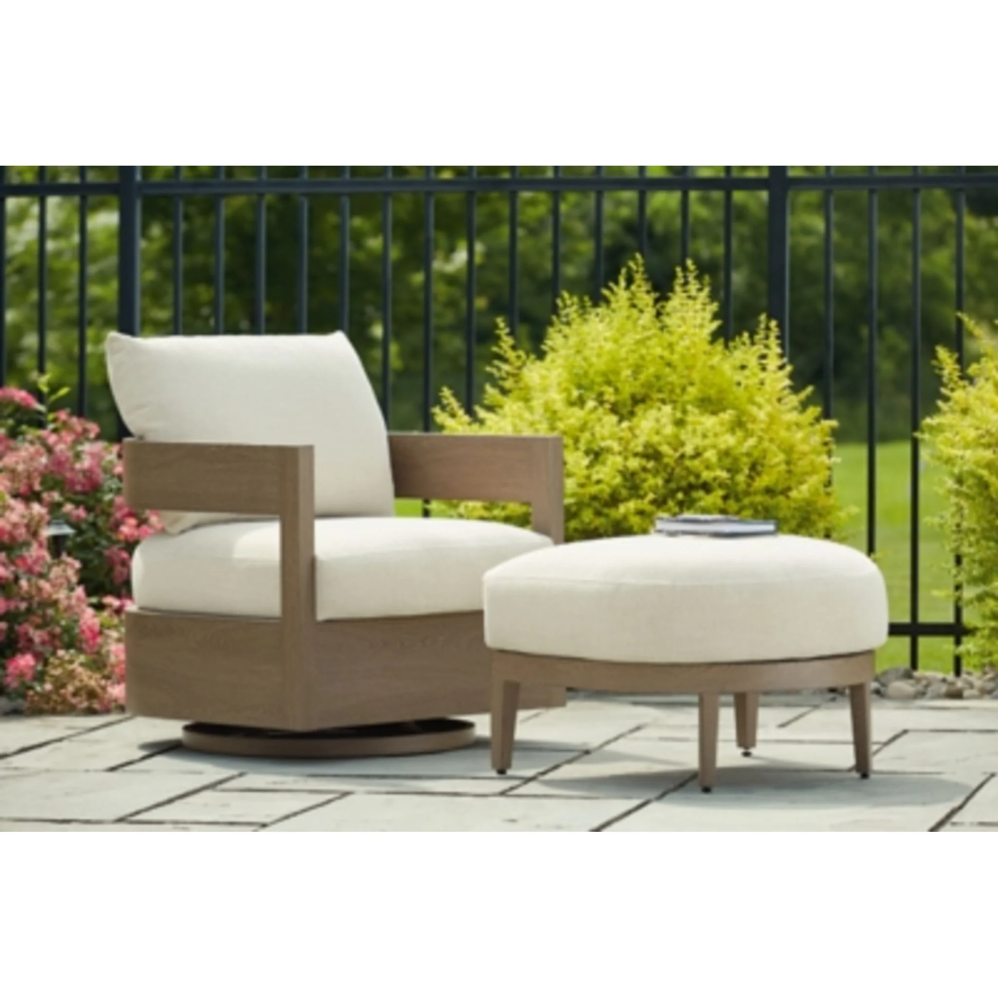 Serene Bay Outdoor Swivel Glider Chair - Image 23