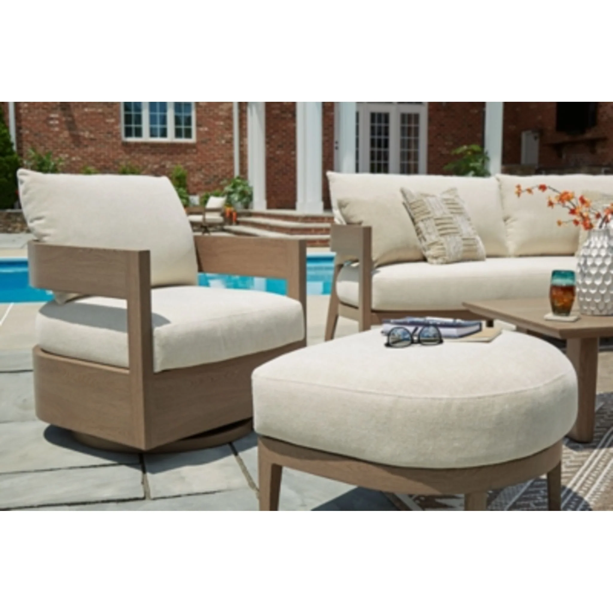 Serene Bay Outdoor Swivel Glider Chair - Image 24