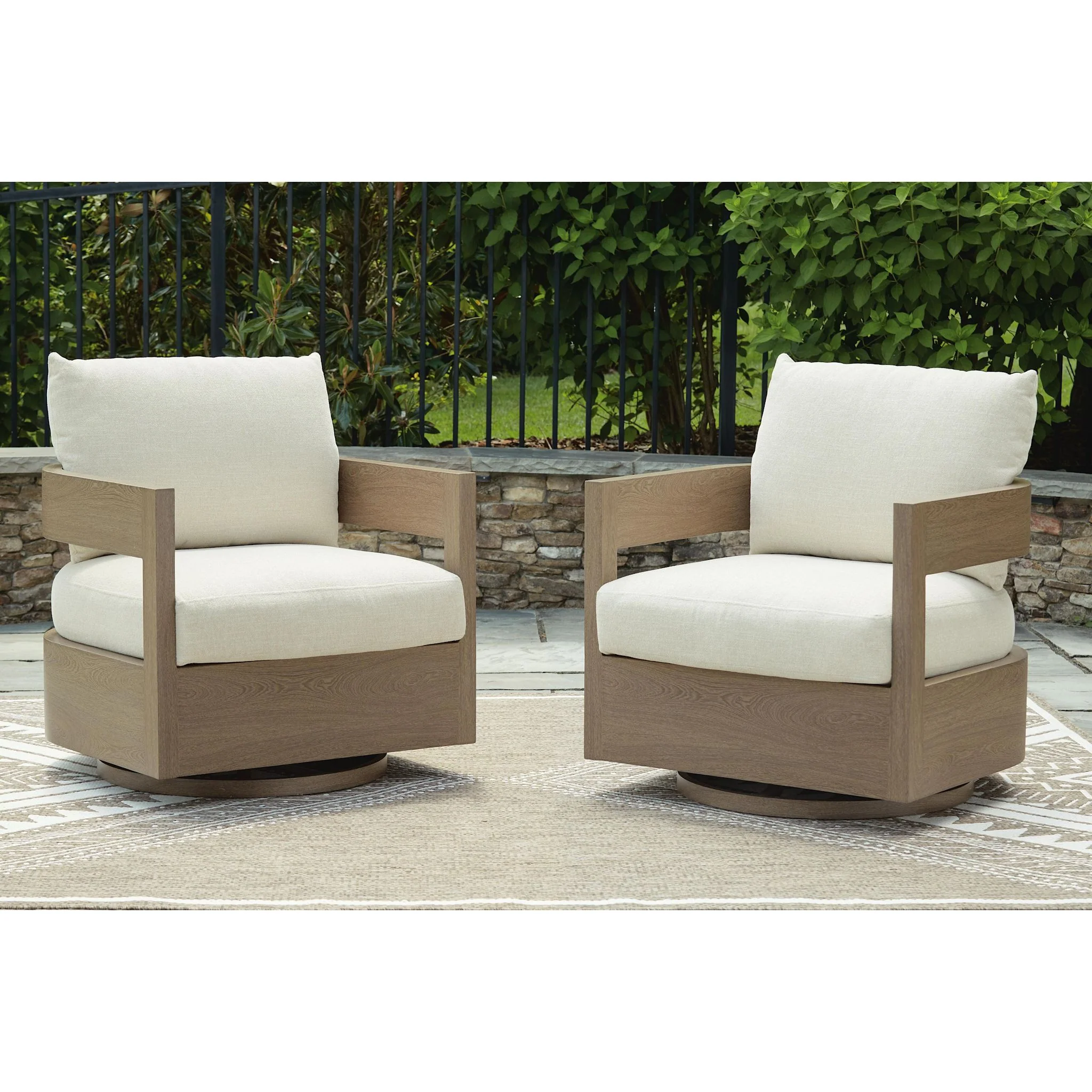 Serene Bay Outdoor Swivel Glider Chair - Image 34
