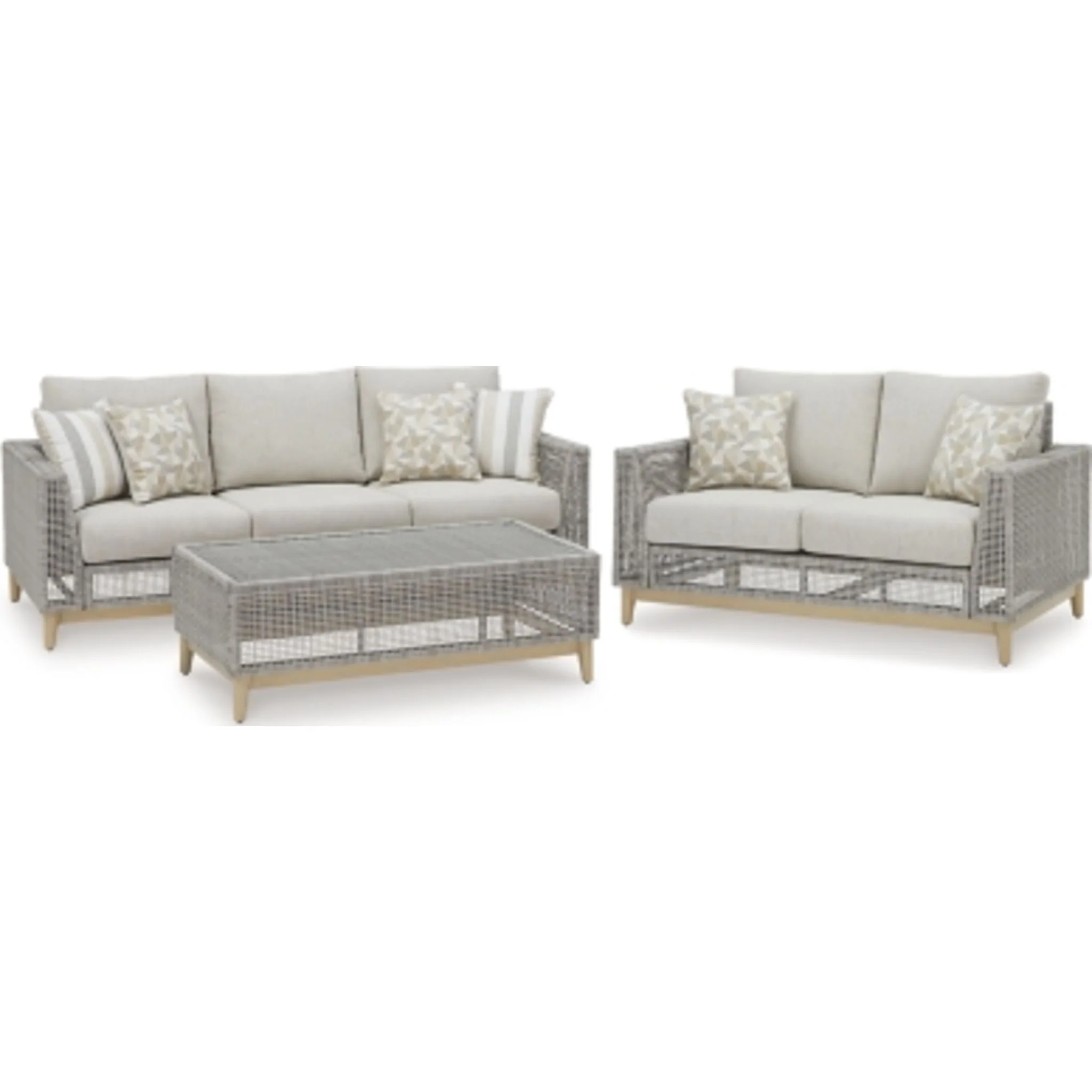 Seton Creek 3 Piece Outdoor Seating - Image 4