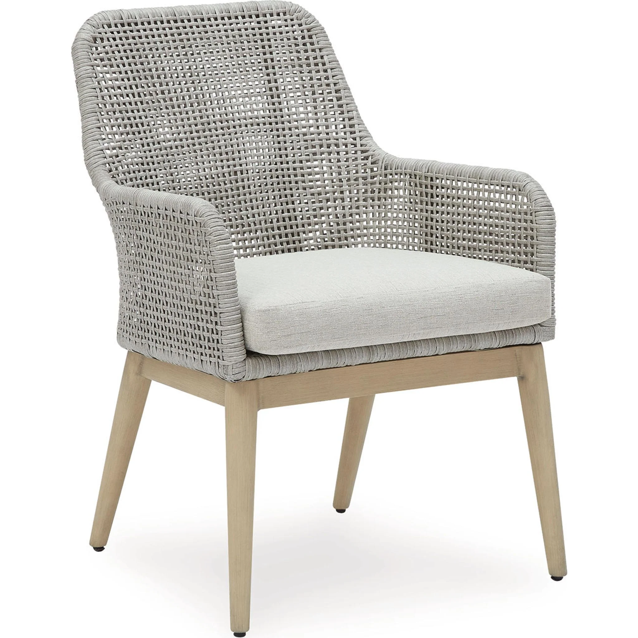 Seton Creek Outdoor Arm Chair with Cushion (set of 2) - Image 13