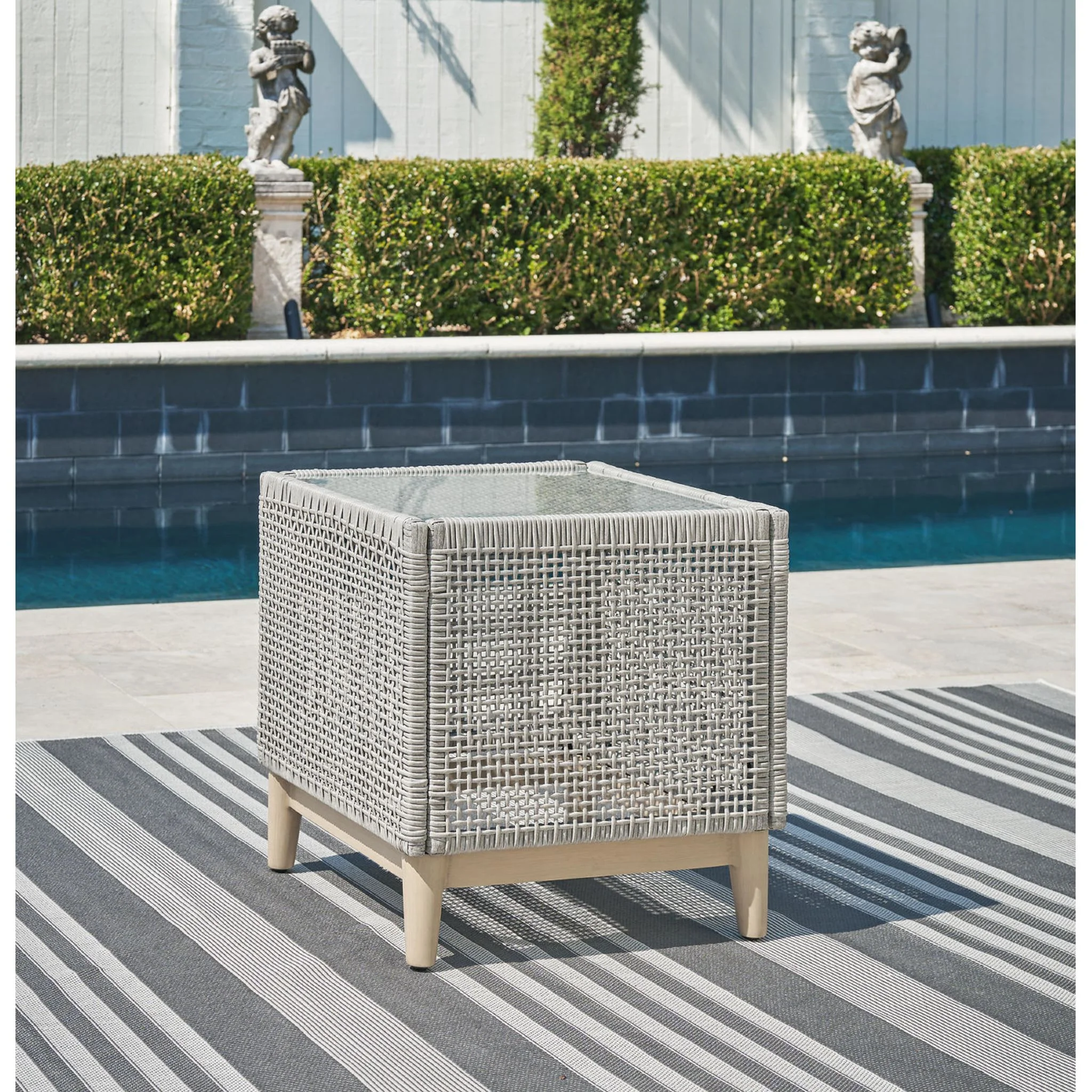 Seton Creek Outdoor End Table - Image 12