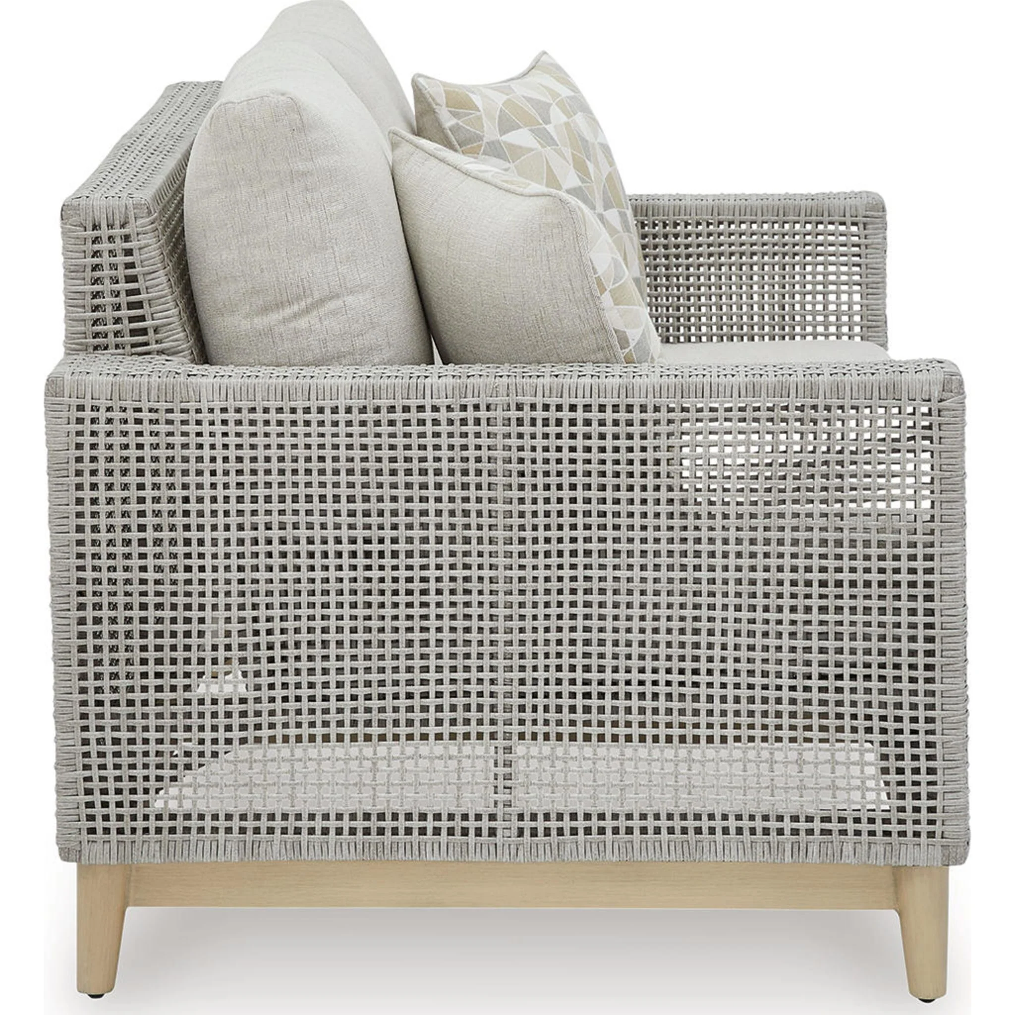 Seton Creek Outdoor Loveseat with Cushion - Image 17